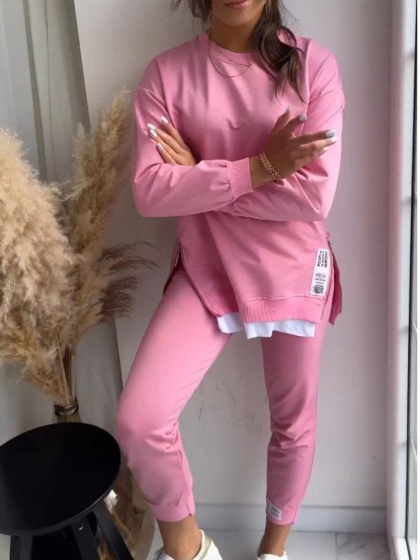 Norielle oversize joggingová souprava šedá M 2dílná