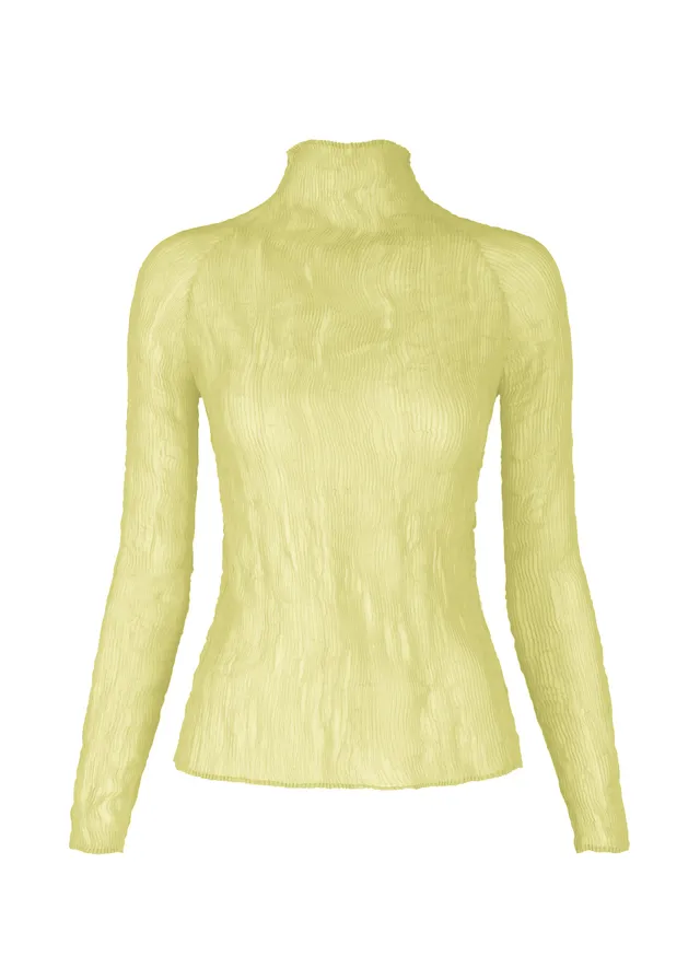 Issey Miyake Chiffon Twist 1 dámský top dull cream průsvitný