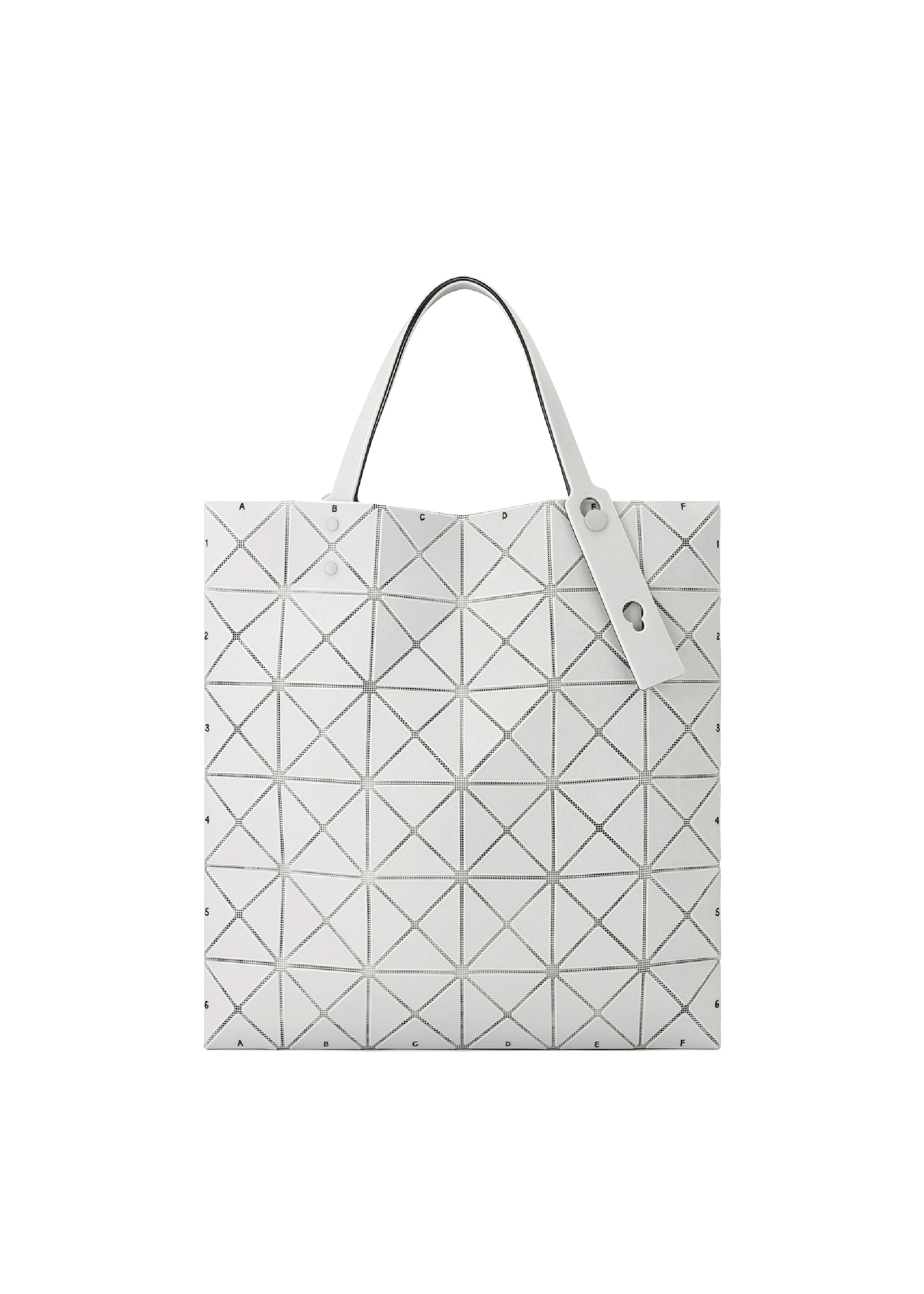 Issey Miyake Bao Bao Map tote kabelka bílá s potiskem
