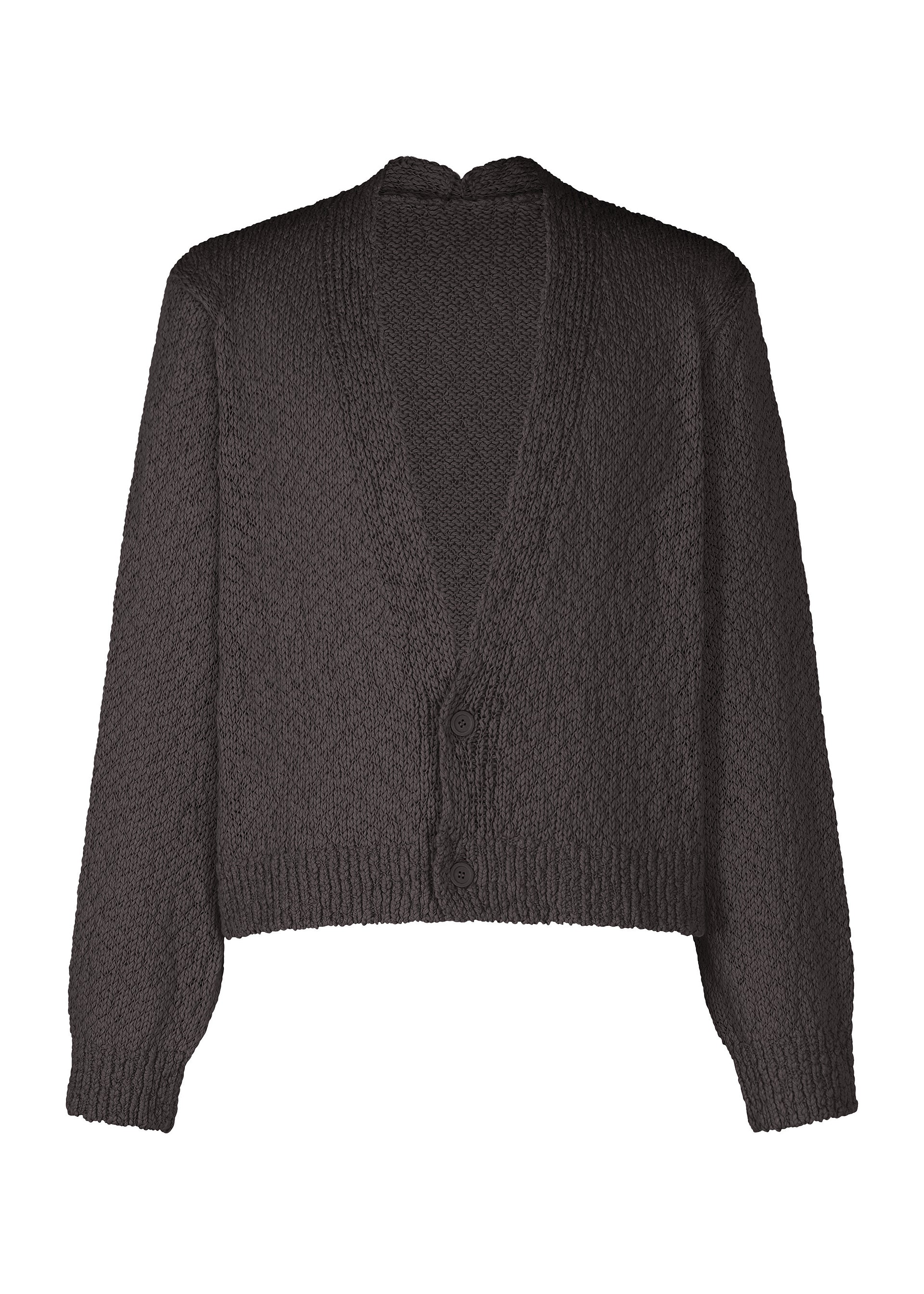 Issey Miyake Risotto Knit kardigan orange z organické bavlny