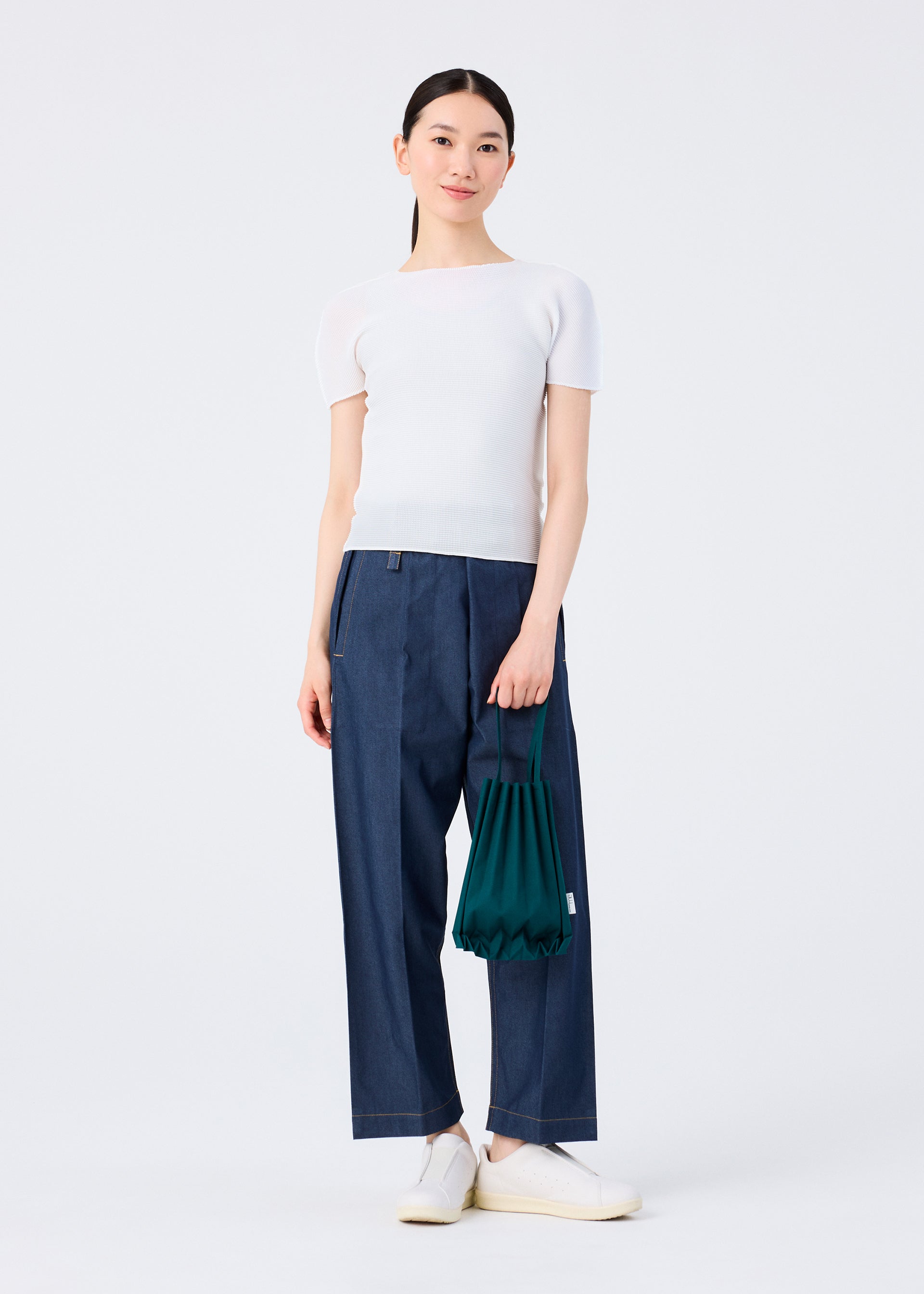 me Issey Miyake Trunk Pleats Bag 12 tote Charcoal