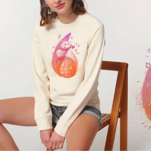 Magifešn RE-NUDE Foxi mikina Candy bio S