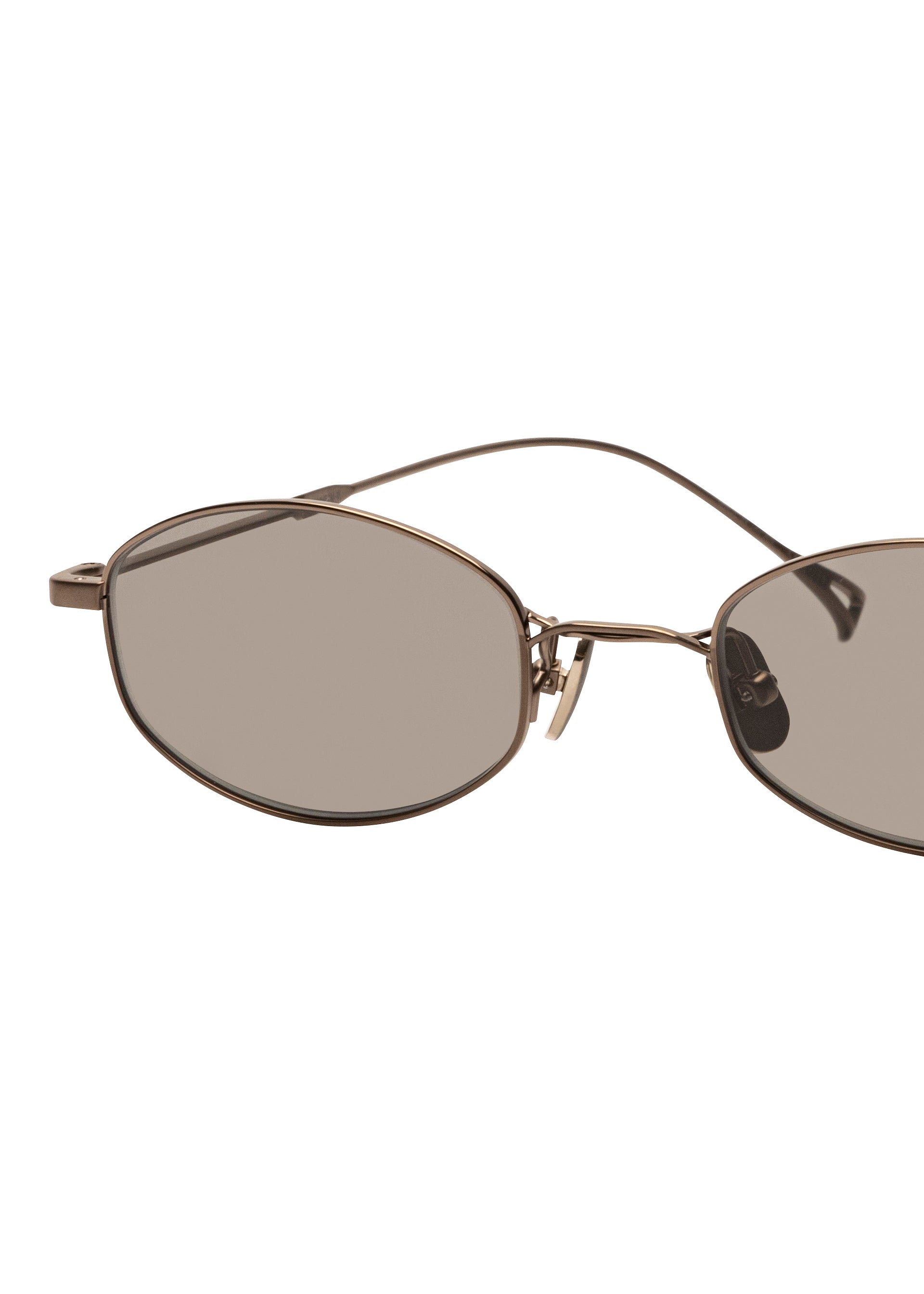 Issey Miyake Eyes Tonneau IX sluneční brýle hnědé