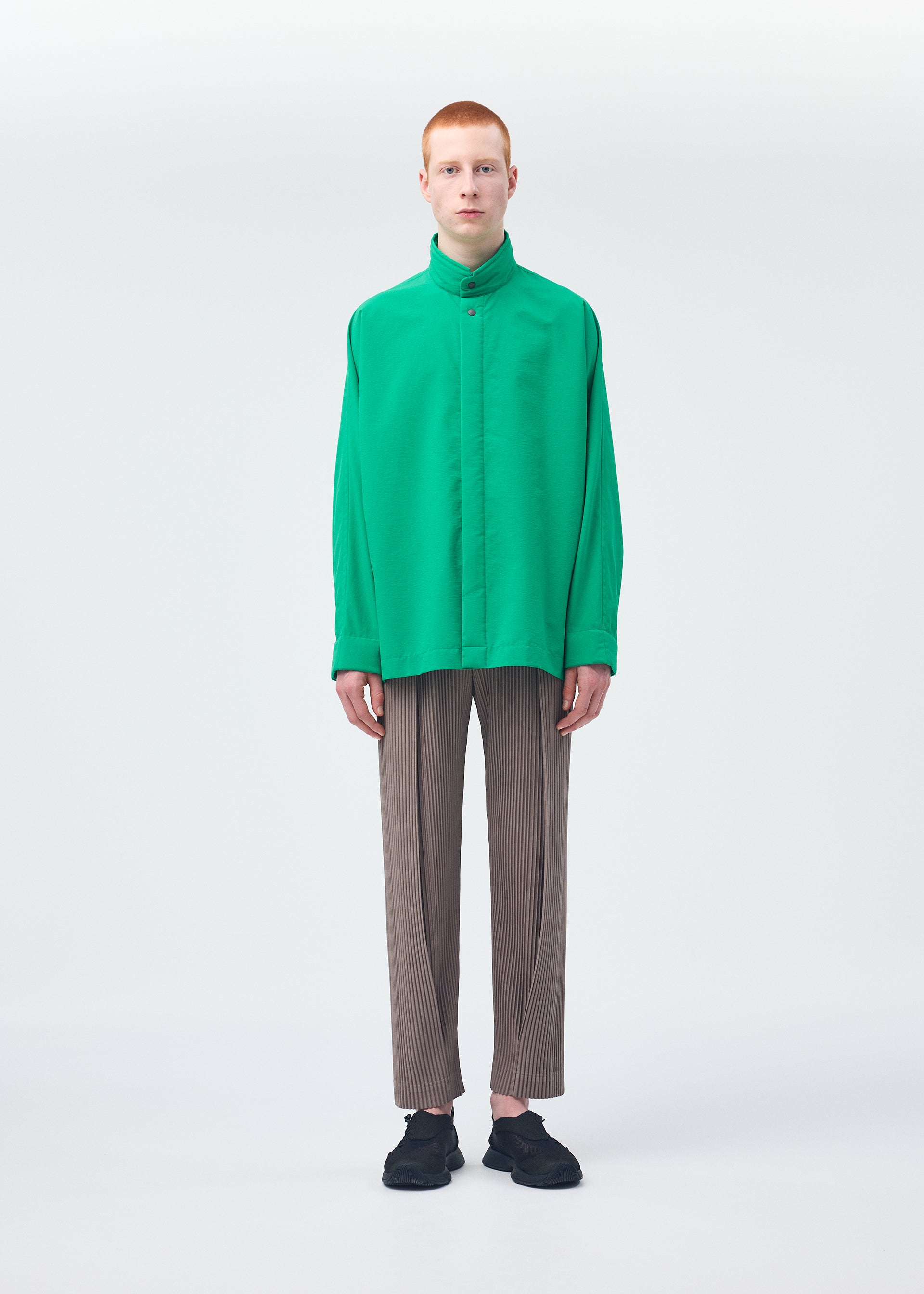 Issey Miyake Tailored Pleats 1 kalhoty černé skládané