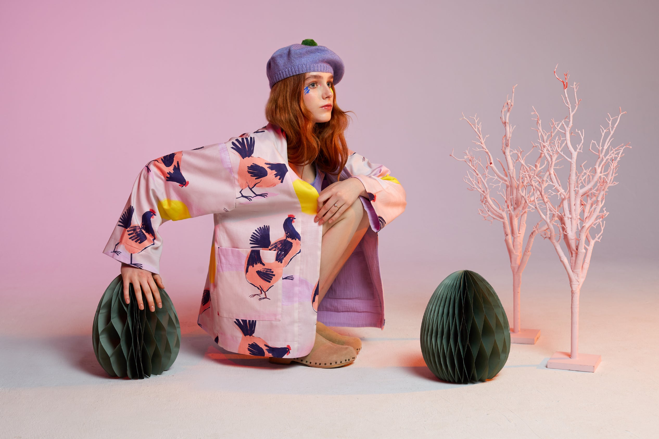 Aurelia & Zwei Frauen Ballada o Kurach kimono oboustranné