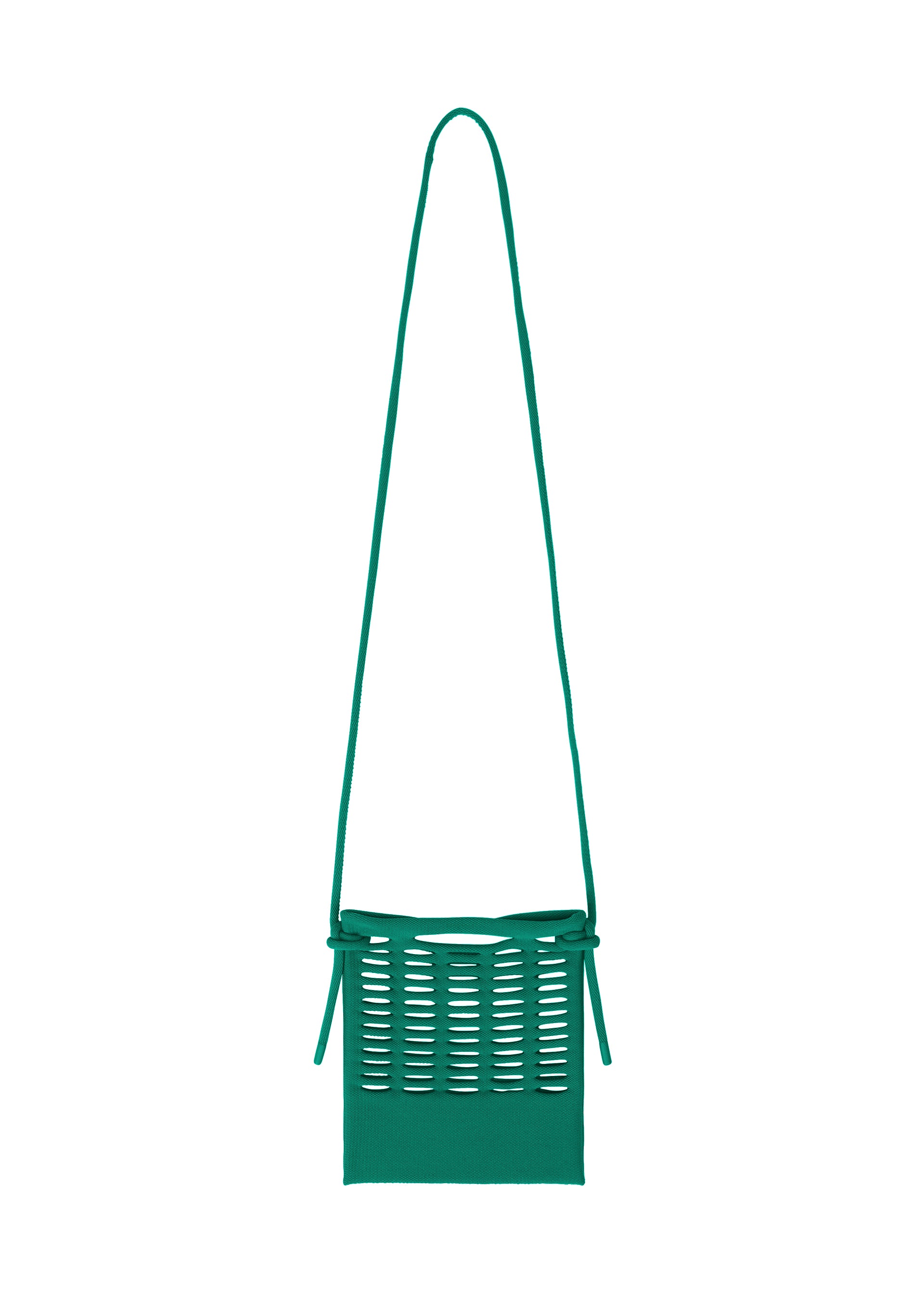 Issey Miyake Mokko S.C. crossbody kabelka Bright Orange lehký úplet