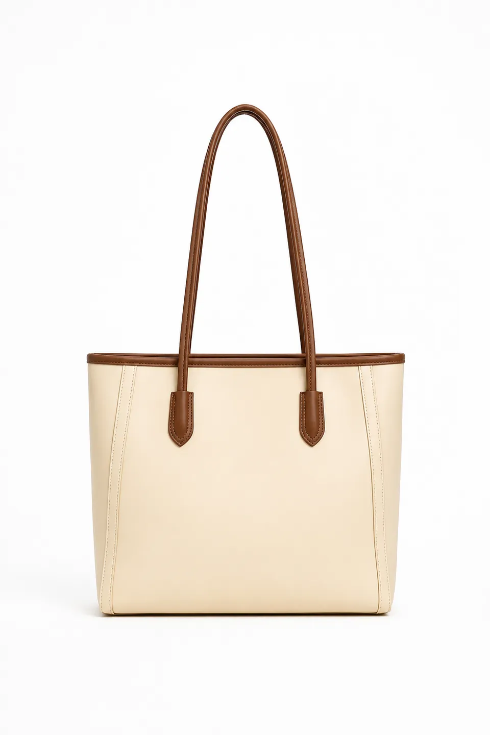 Norielle kabelka shopper béžová kožená velká