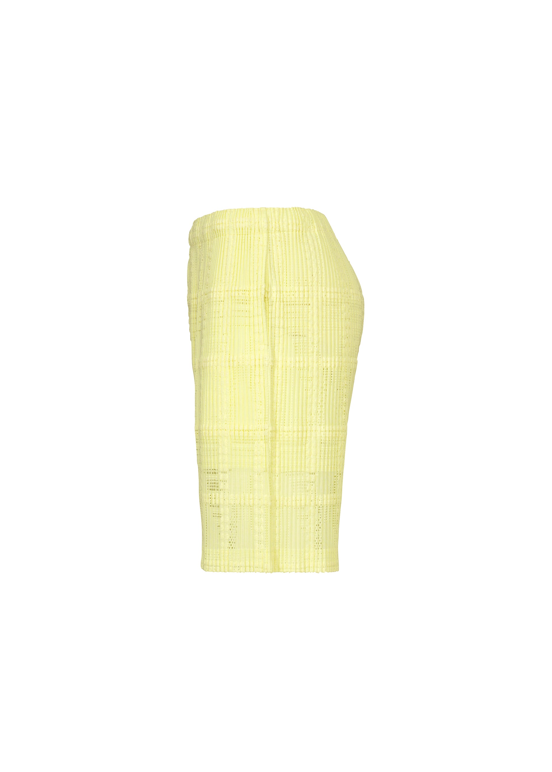 Homme Plissé Issey Miyake Lace Grid kraťasy bílé