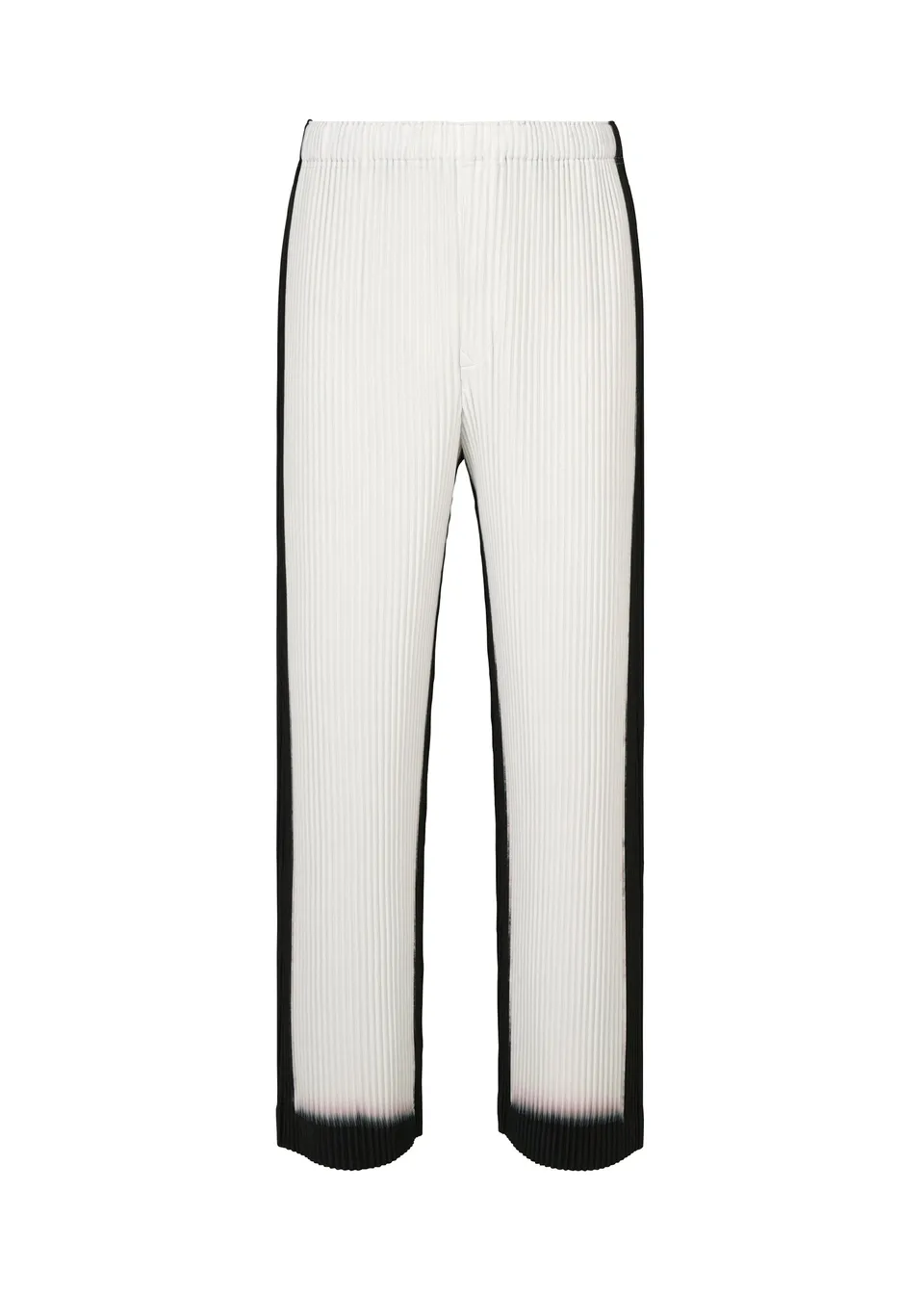 Homme Plissé Issey Miyake Framework kalhoty bílé 2