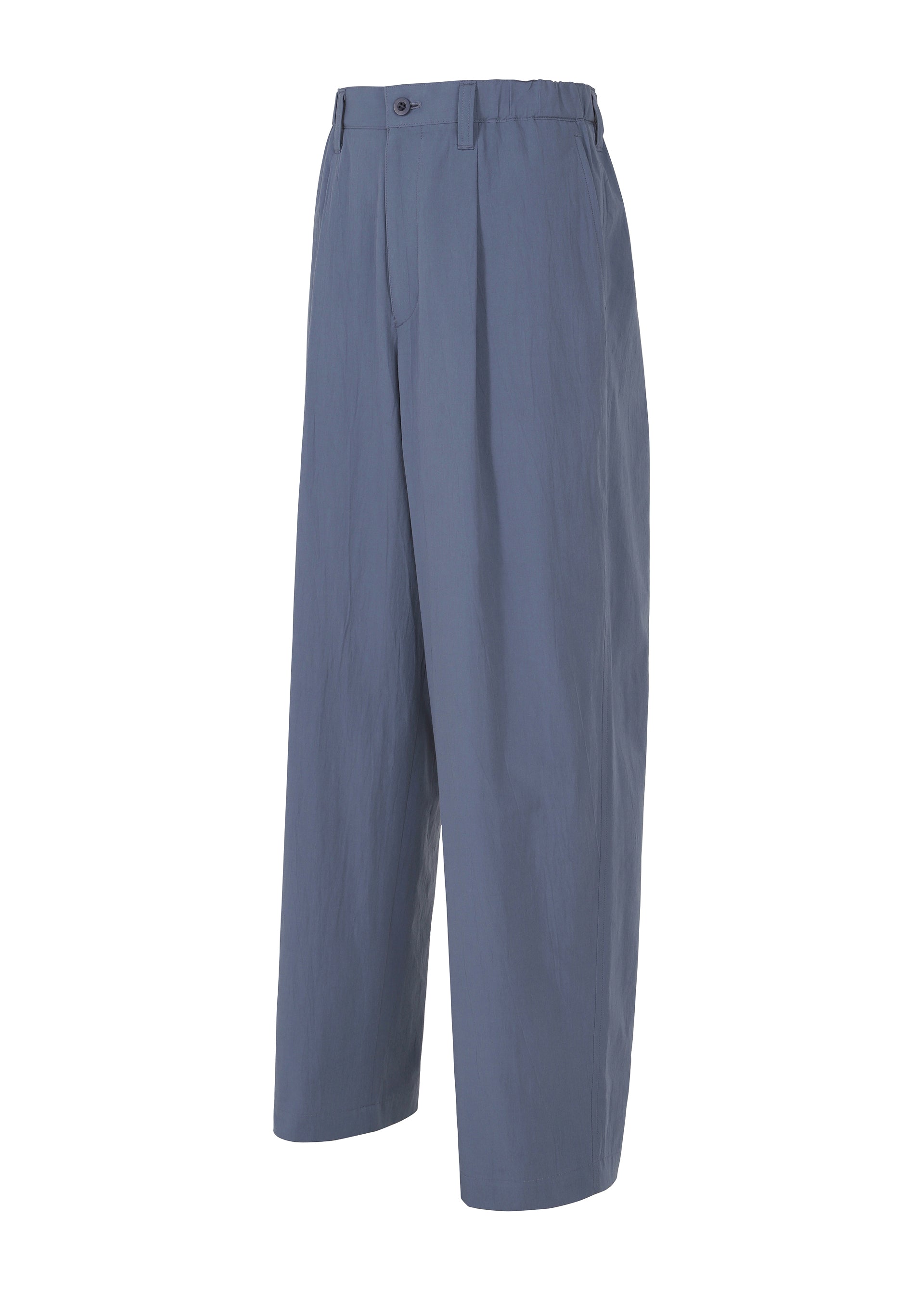 Issey Miyake IM Men Navy Bottoms kalhoty světle šedé bavlna