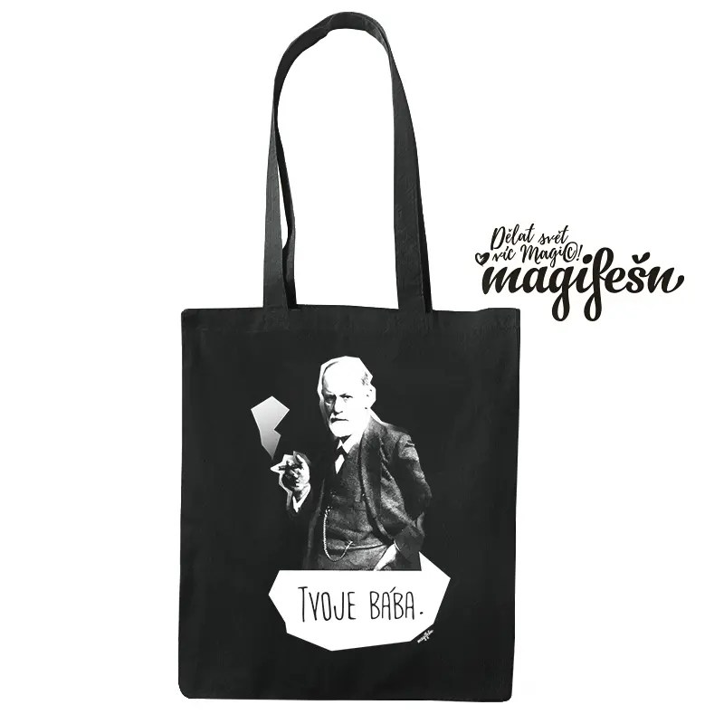 Magifešn Freud Medium taška bílá recyklovaná