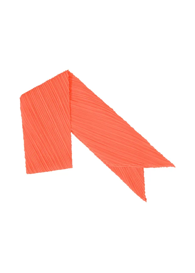 Issey Miyake Monthly Scarf September šála oranžová skládací