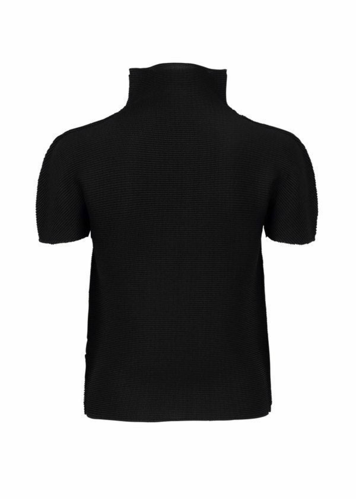 Issey Miyake Stretch Pleats top bílý s límečkem