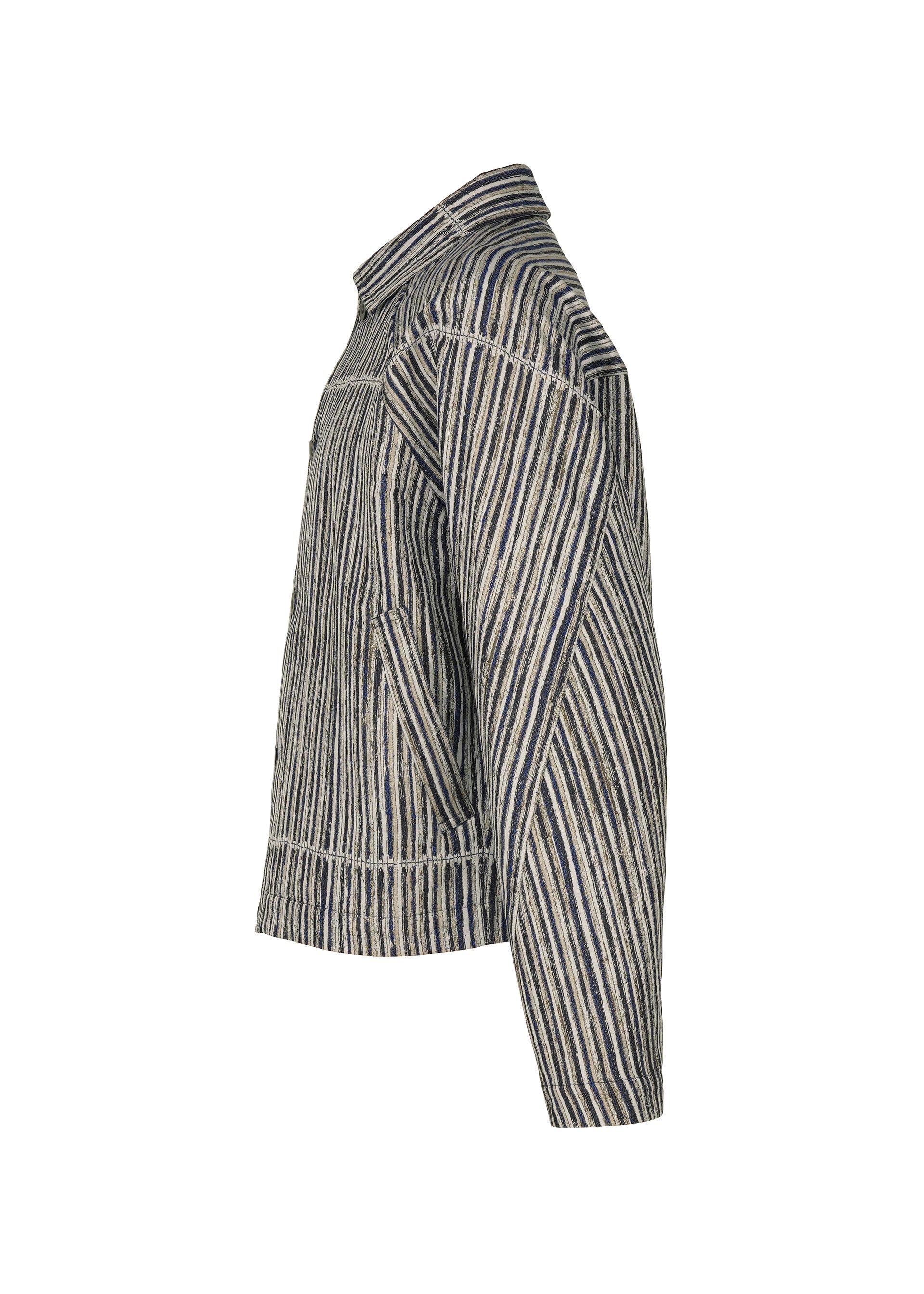 Issey Miyake Curviness bunda Light Blue žakárová