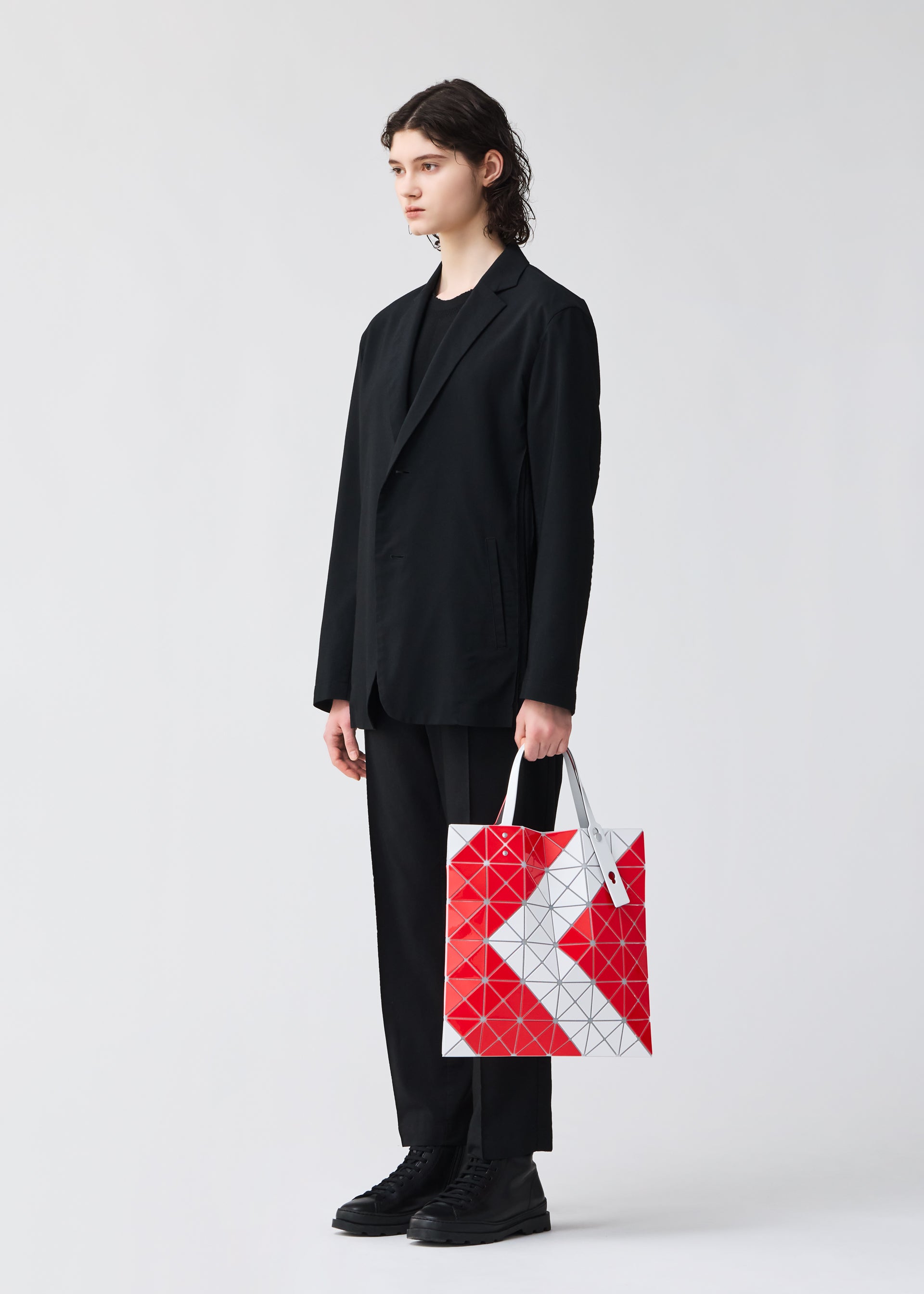 Issey Miyake Sign tote kabelka Red