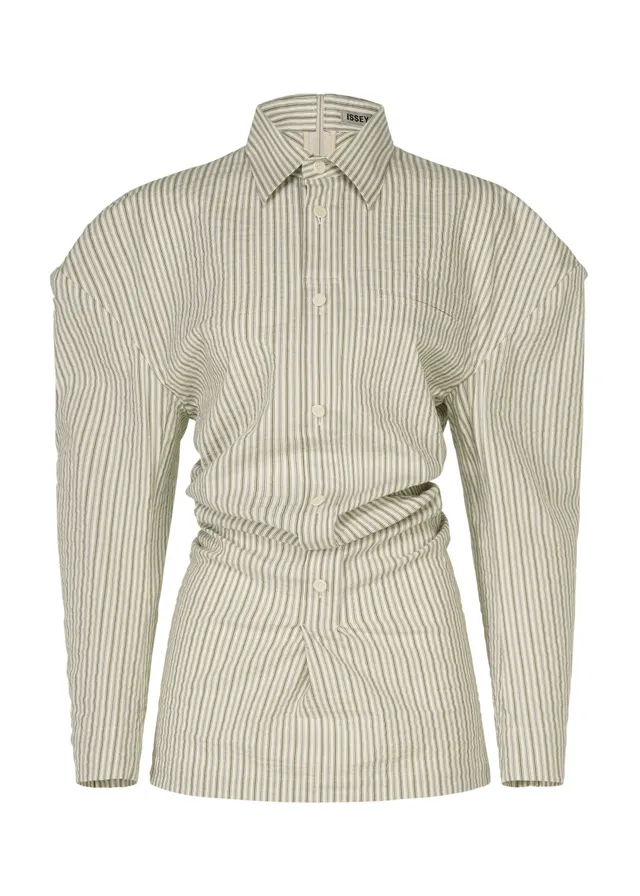 Issey Miyake Allow Stripe košile bílá proužek vel. 2