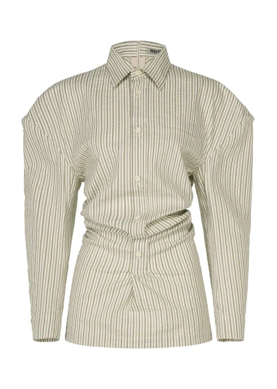 Issey Miyake Allow Stripe košile bílá proužek vel. 2