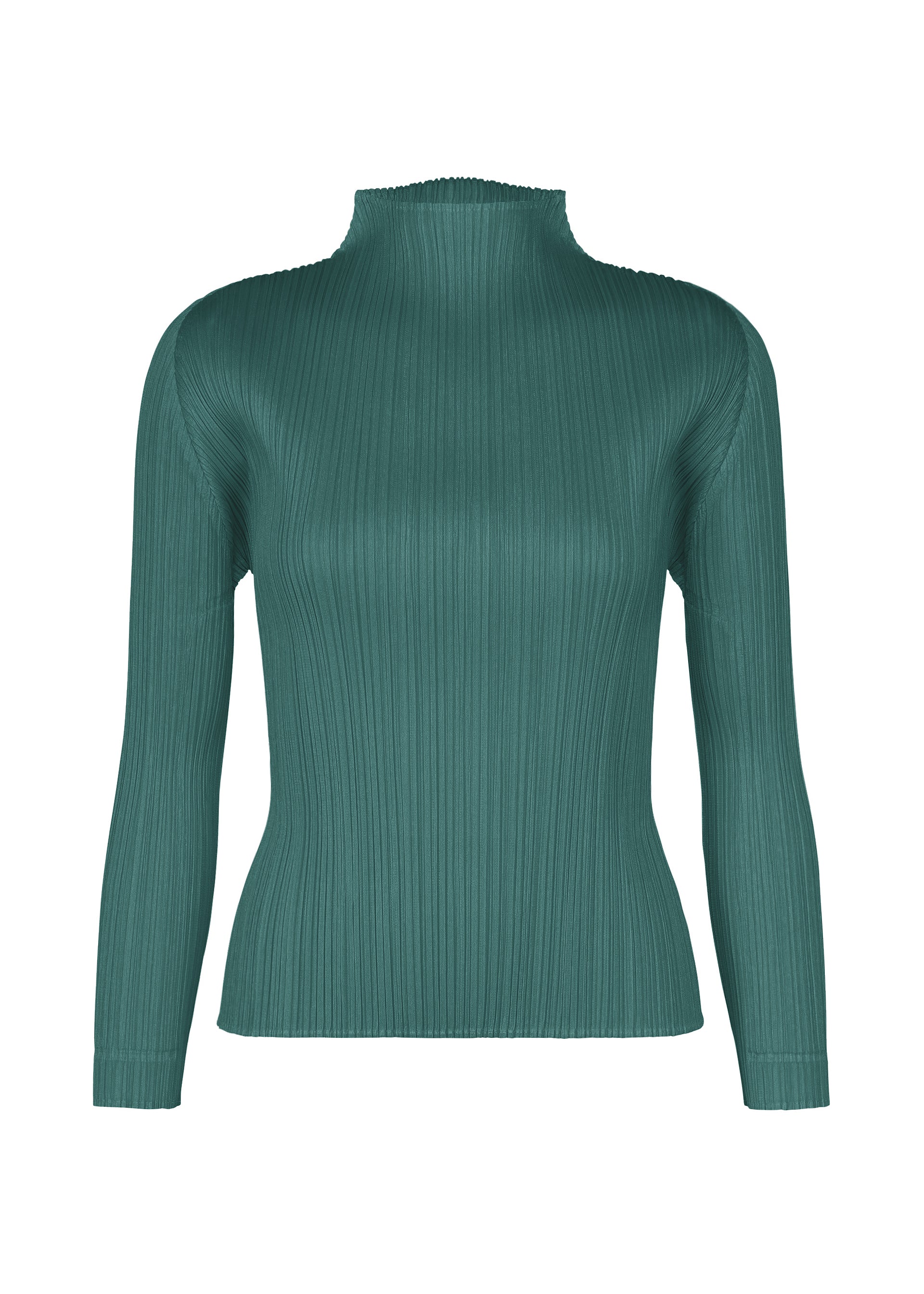 Issey Miyake Monthly Colors October top s rolákem ash beige