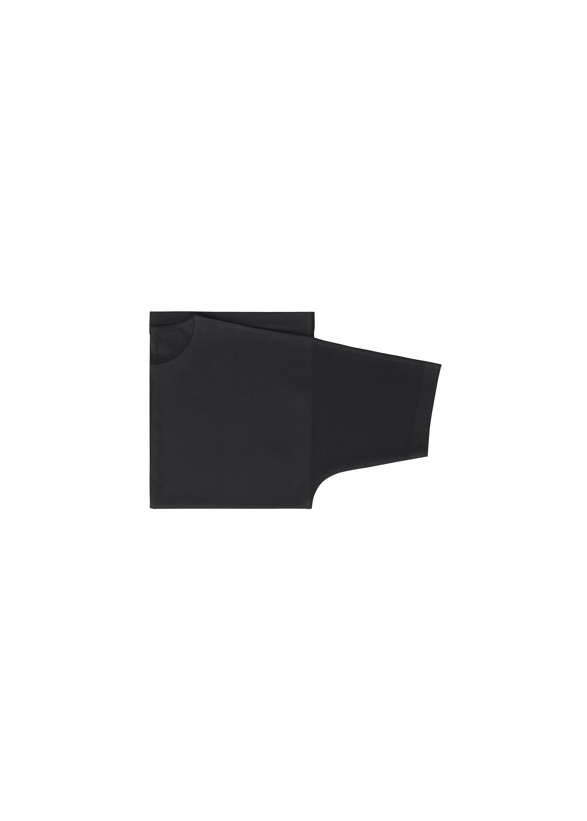 Issey Miyake IM Men Flat T tričko bílé skládané jersey