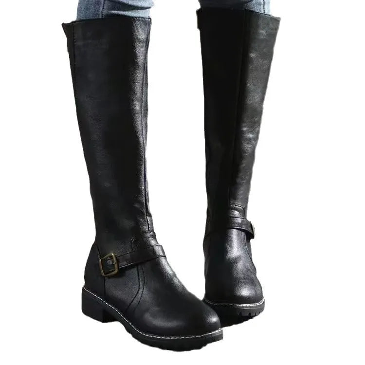 Norielle Bottes Hautes kozačky světle hnědé