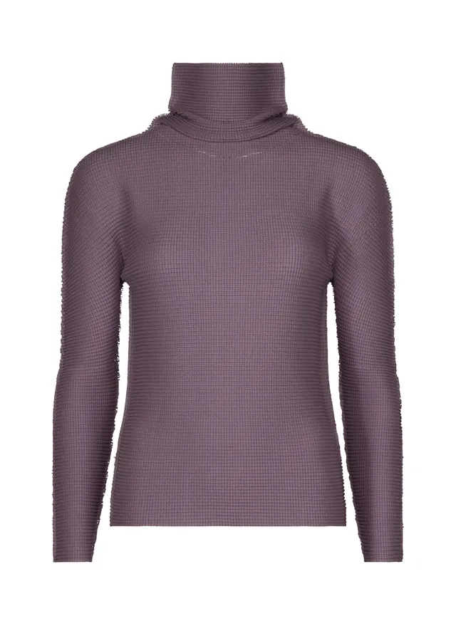 Issey Miyake Knit Stretch Pleats 1 rolák taupe