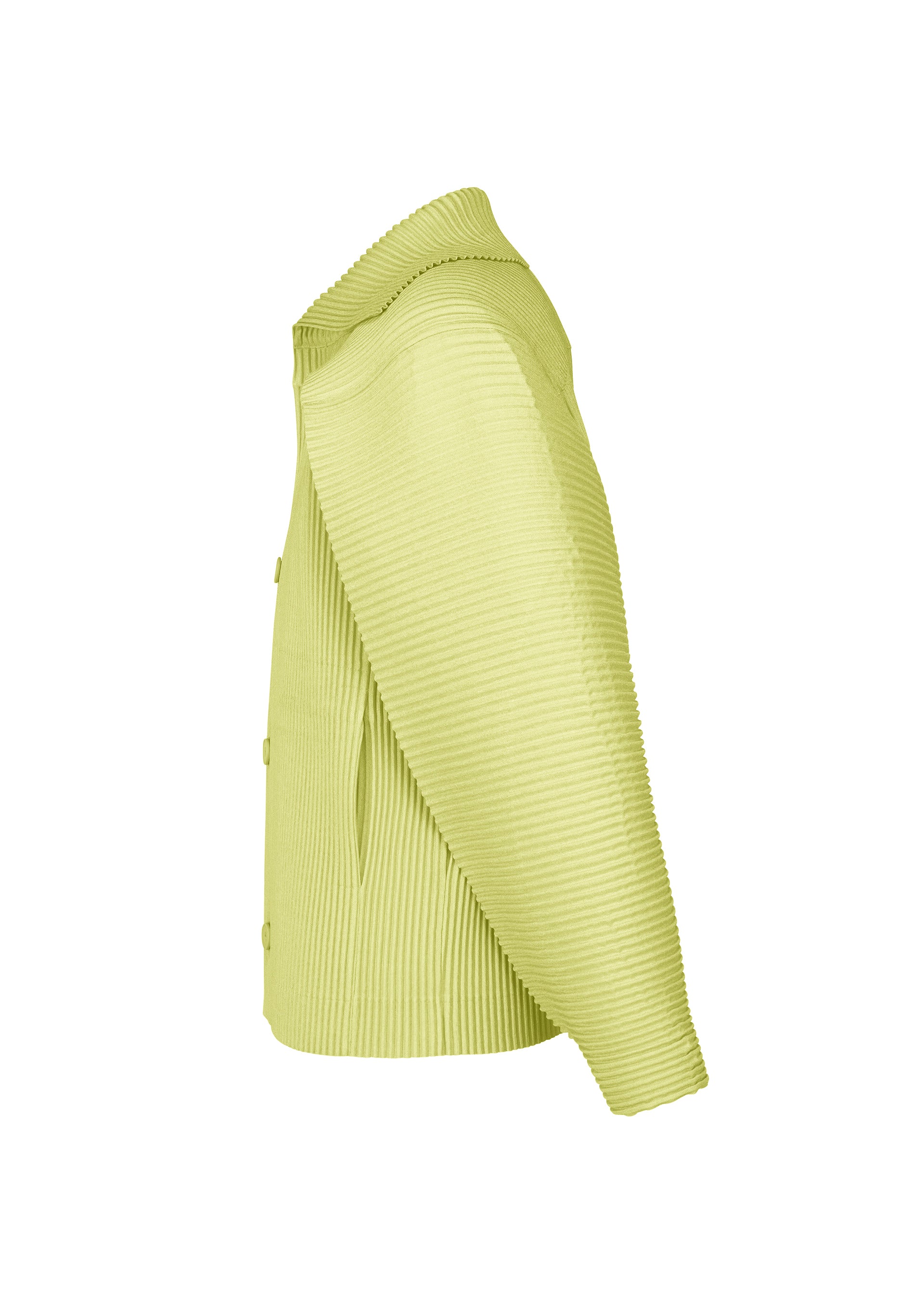 Issey Miyake Linen Like bunda béžová 2