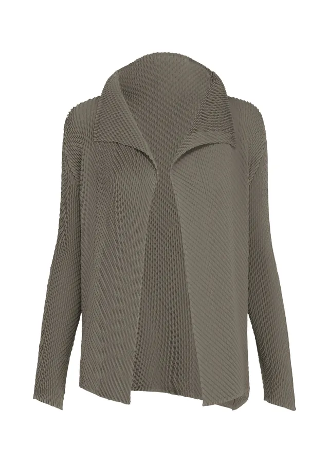 Issey Miyake Misty Pleats IM63FJ143 kardigan černý vel. 2 splývavý