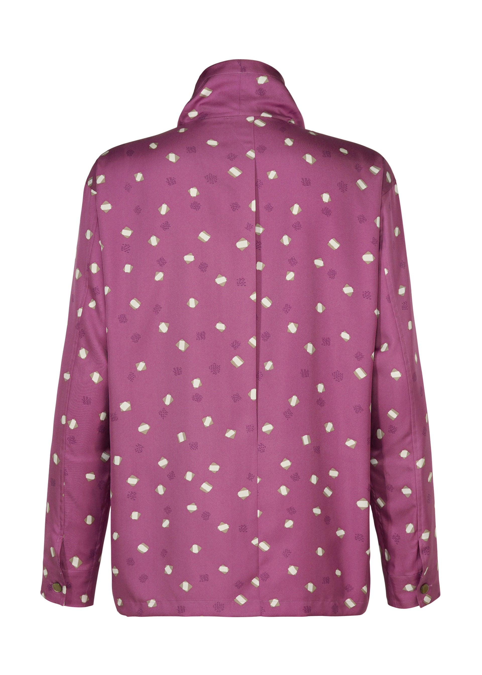 Issey Miyake Merry Satin košile černá