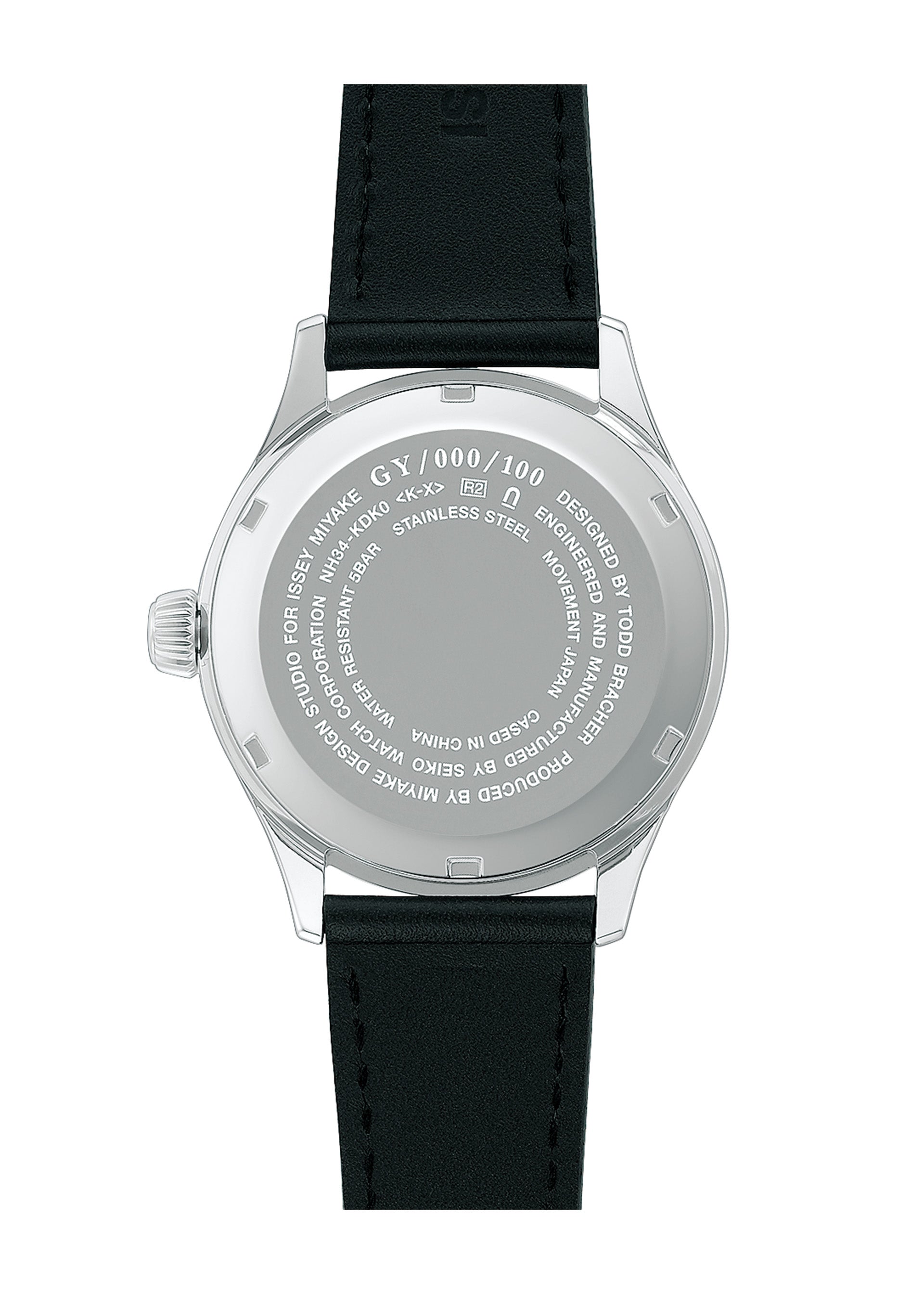 Issey Miyake TL hodinky Todd Bracher mechanické černé
