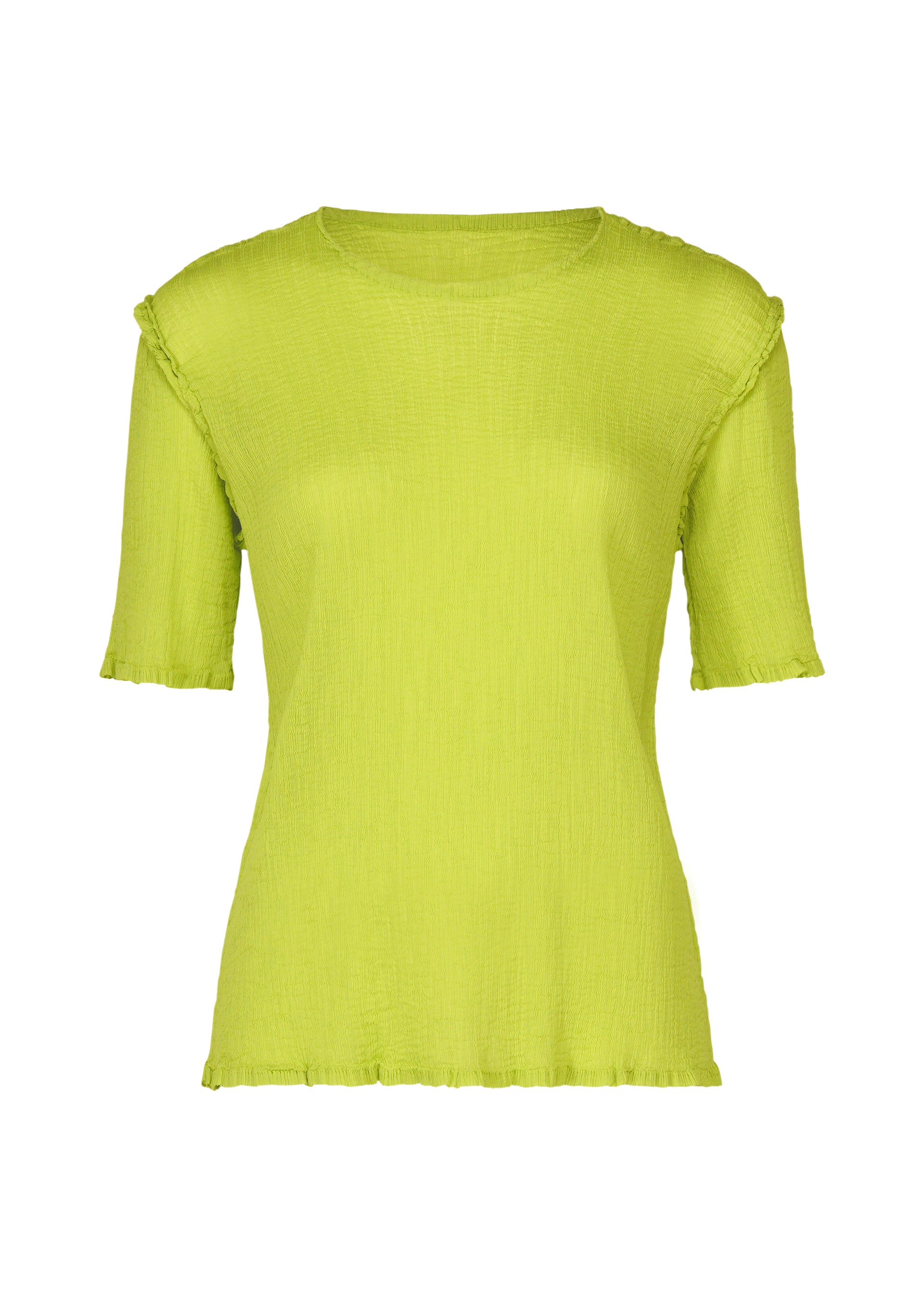 Issey Miyake See-Through Crepe top černá krep