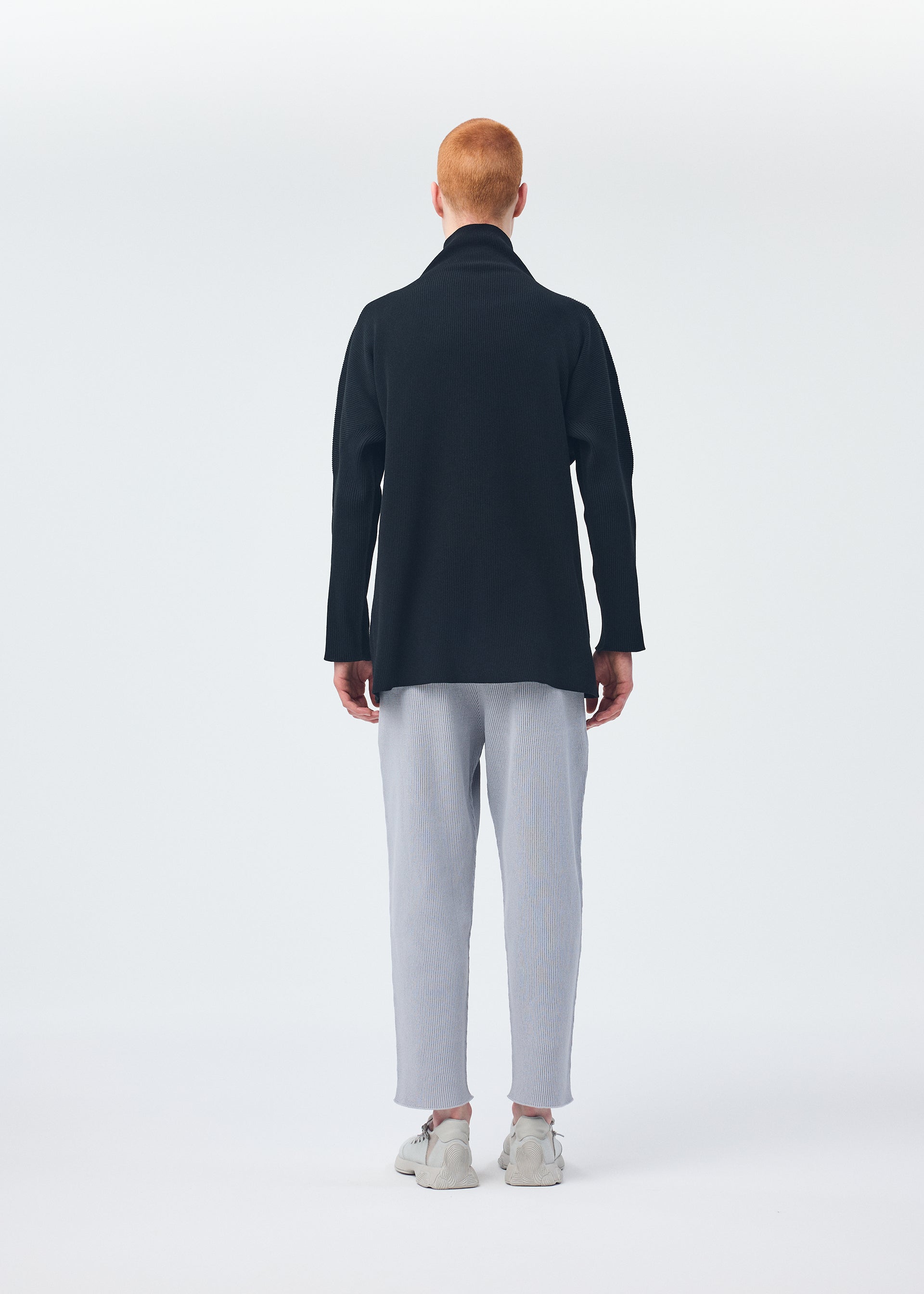 Homme Plissé Issey Miyake Basic Knit rolák černý