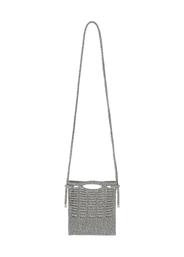 Issey Miyake Mokko Melange Mix crossbody šedá