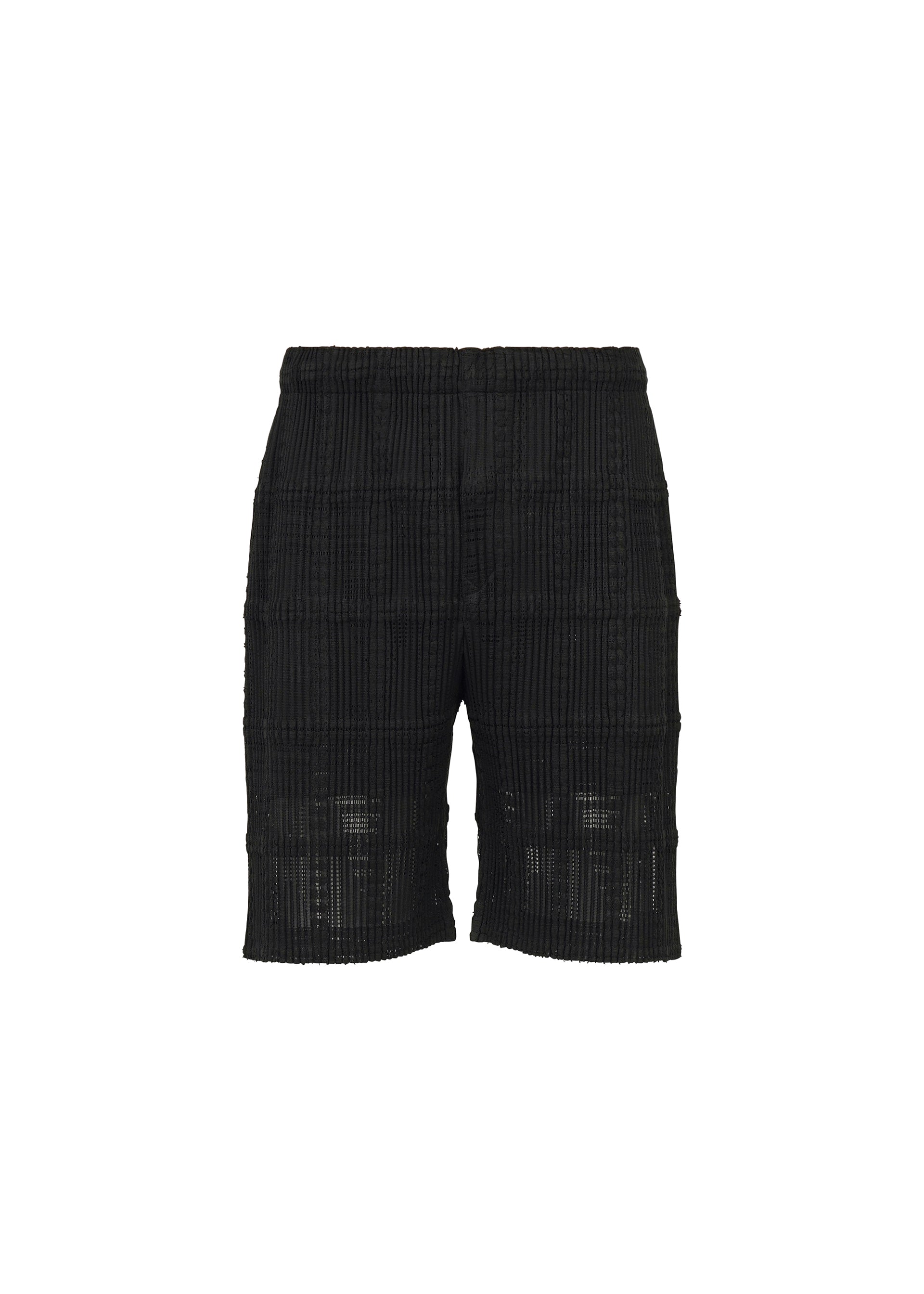 Homme Plissé Issey Miyake Lace Grid kraťasy bílé