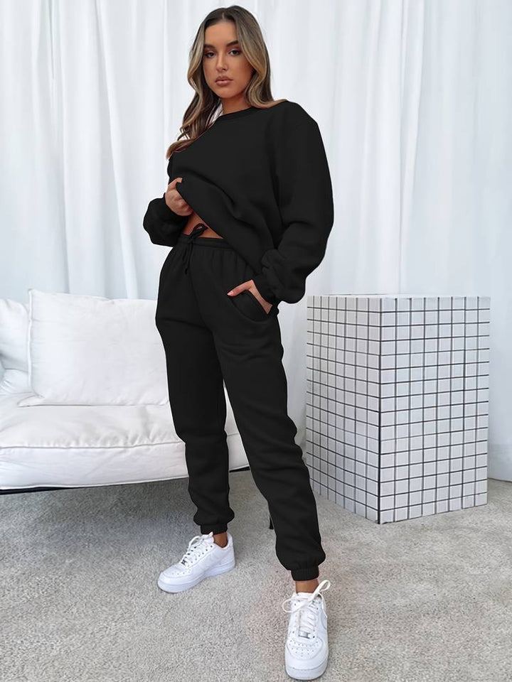 Norielle oversize tepláková souprava růžová