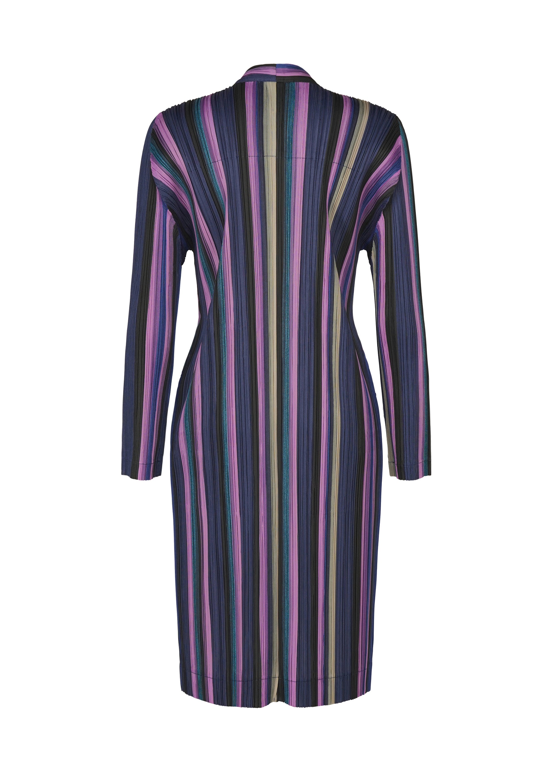 Issey Miyake Tape Tape dlouhá bunda bez límce