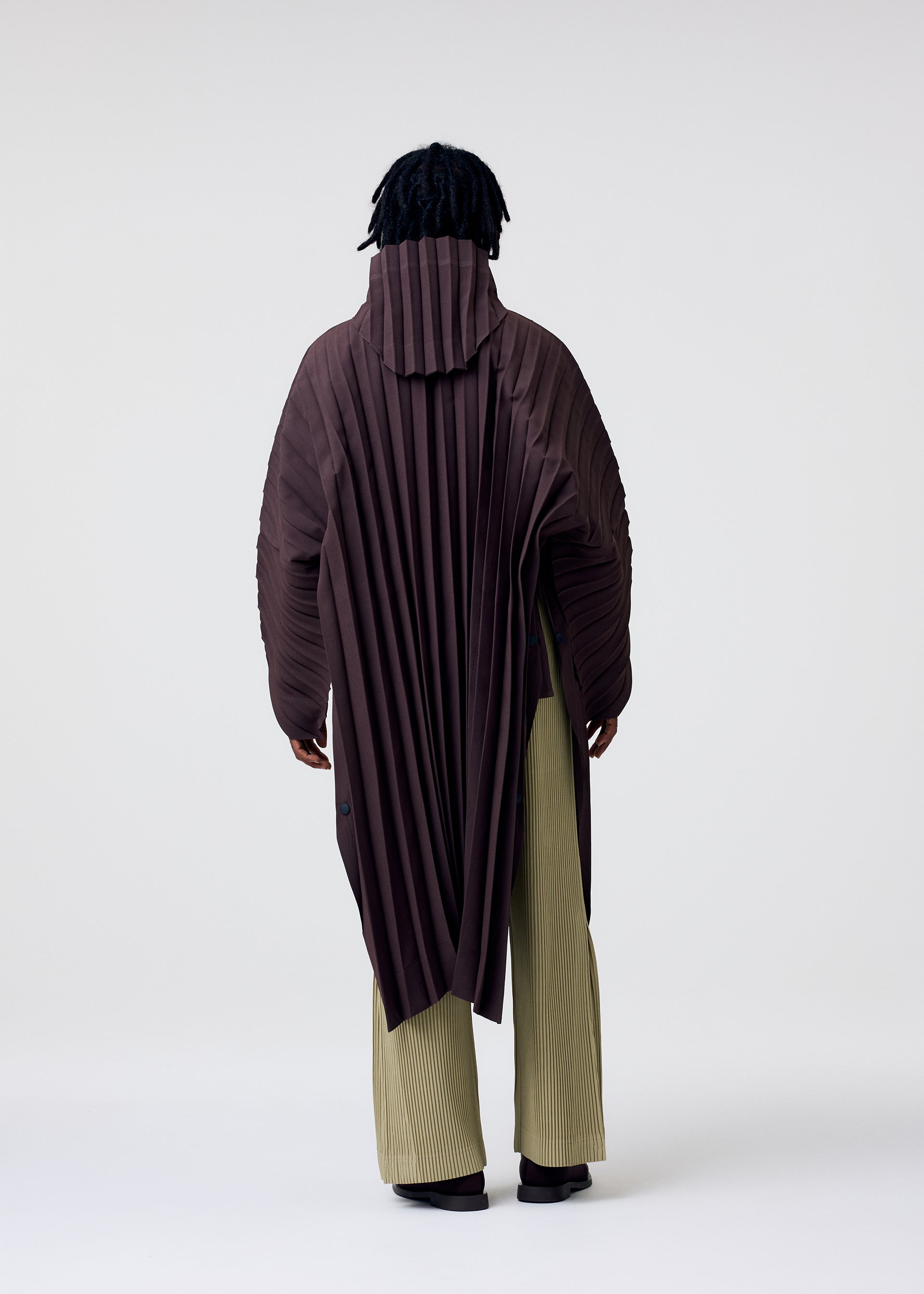 Issey Miyake Edge HP61230 kabát bílozelený vel. 1
