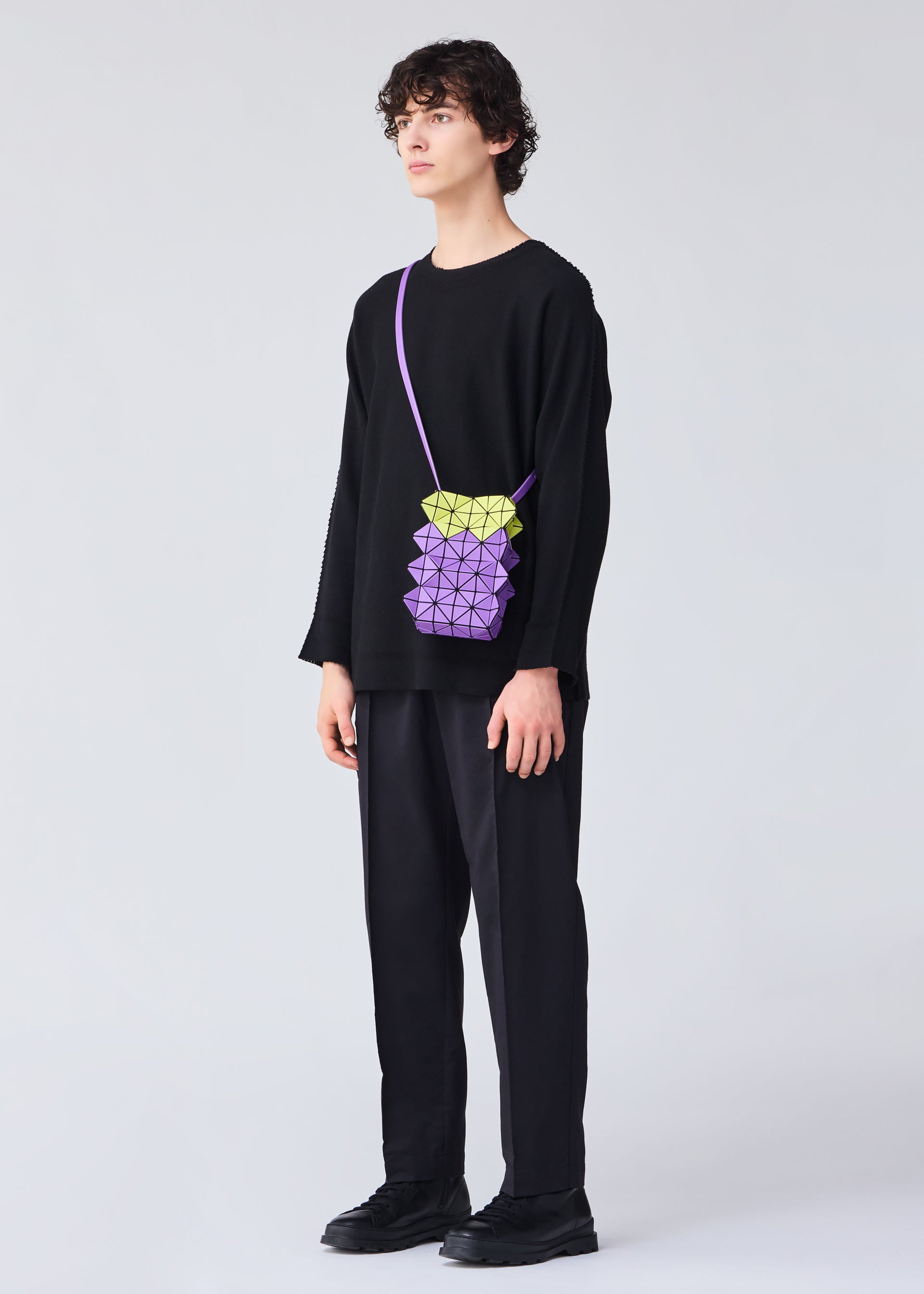 Issey Miyake Growth kabelka růžovo-modrá skládaná
