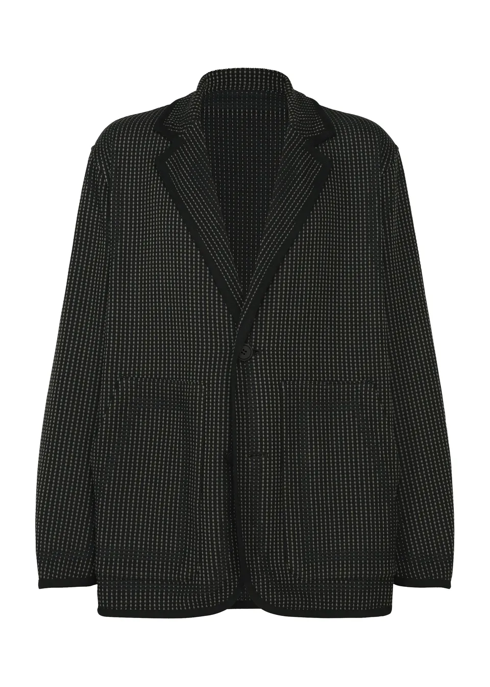 Issey Miyake Type-K 012 pletená bunda černá sashiko