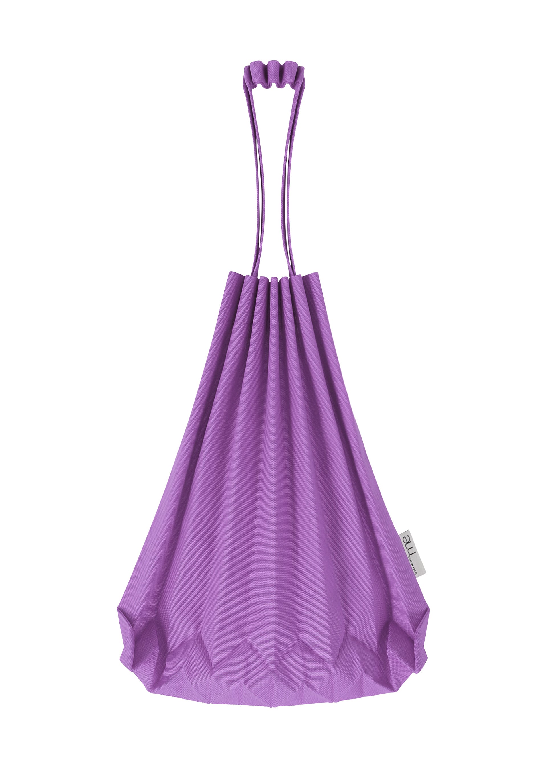 Issey Miyake Me Trunk Pleats Bag 12 tote fialová