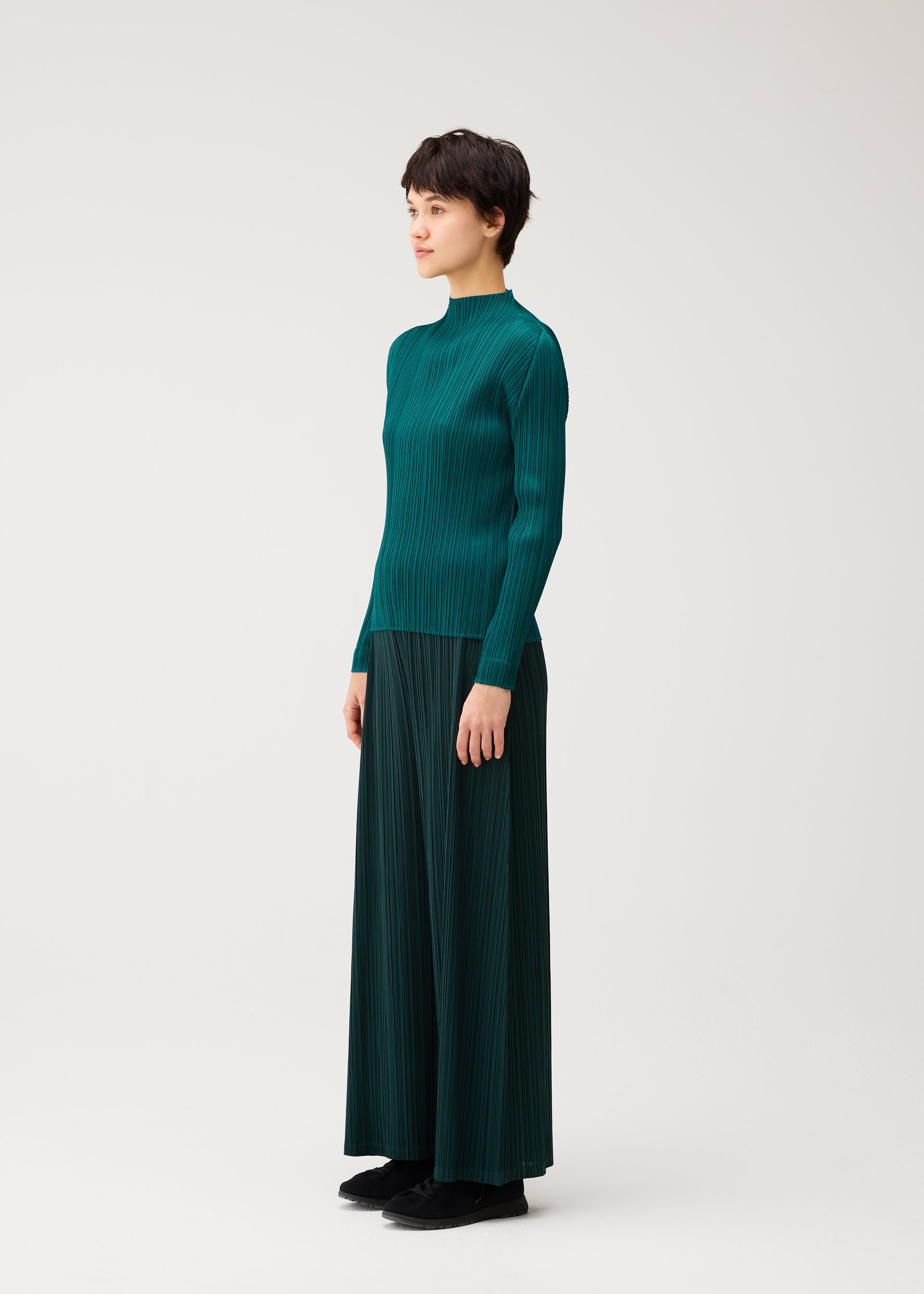 Issey Miyake Monthly Colors October kalhoty zelené