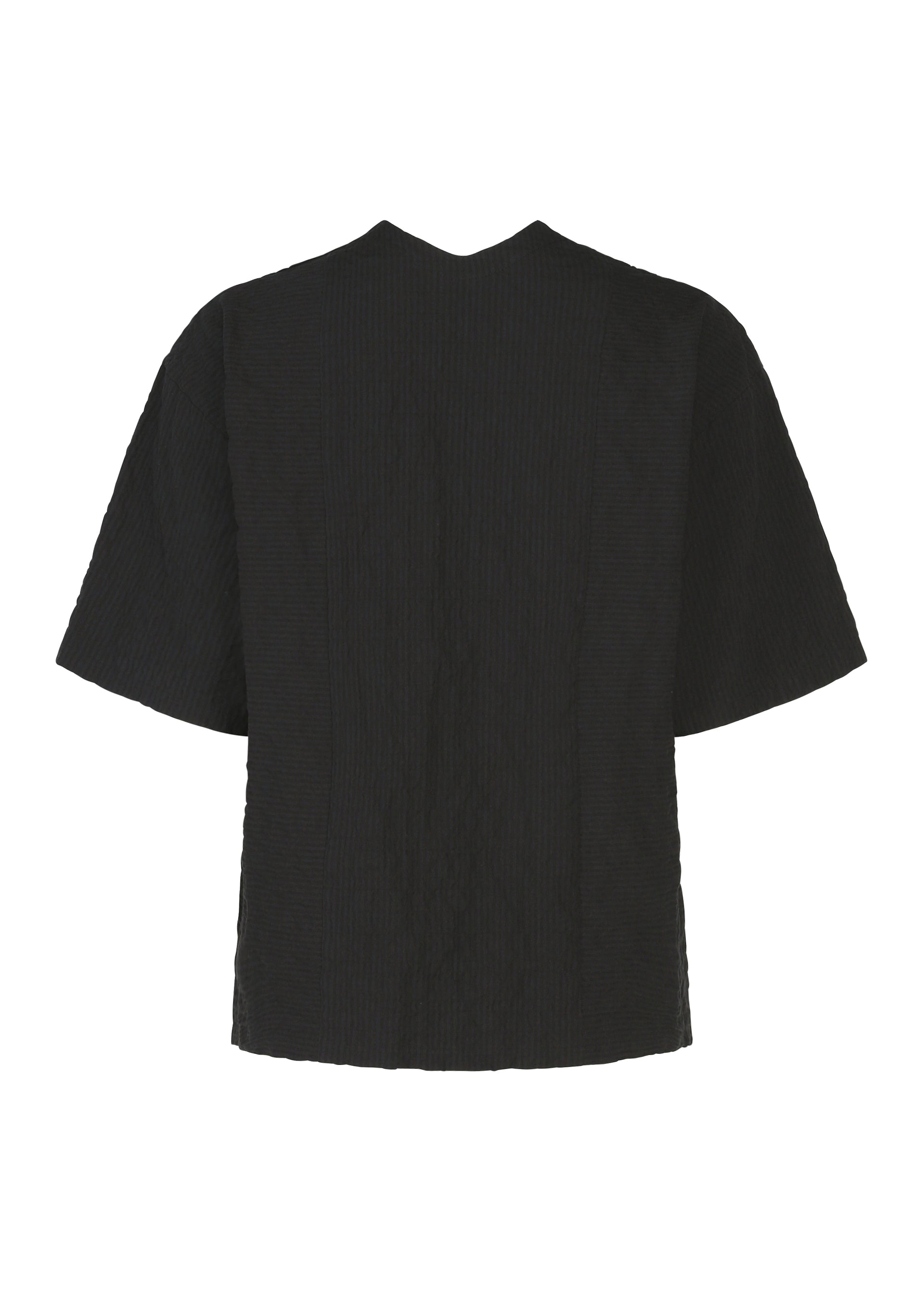 Issey Miyake Ripple Stripe top bílý strečový