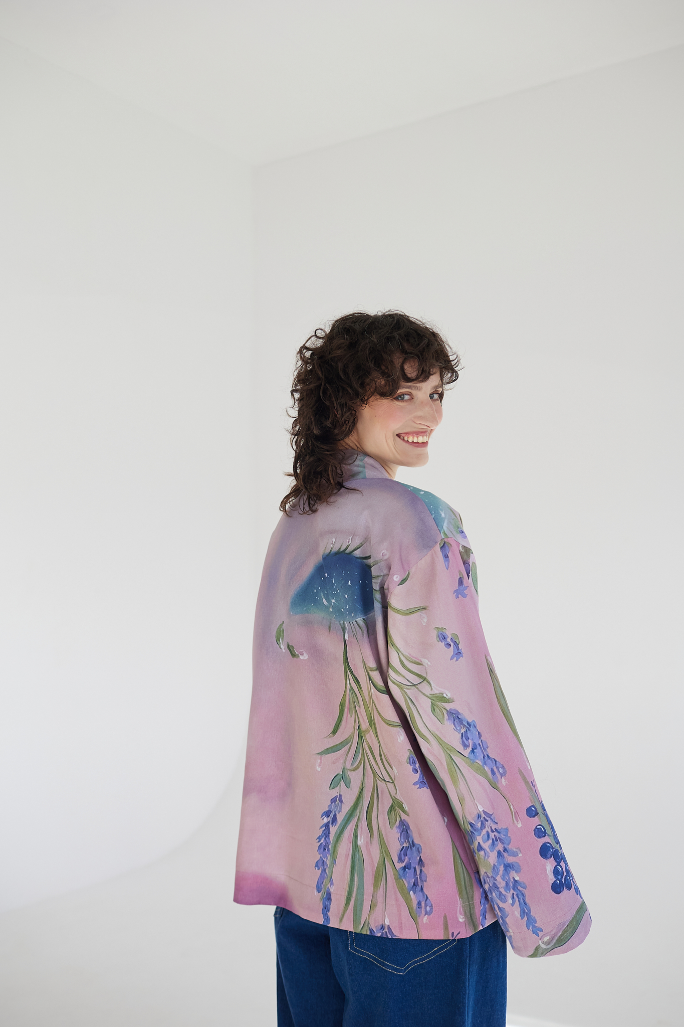 Aurelia & Zwei Frauen Morning Dew kimono oboustranné