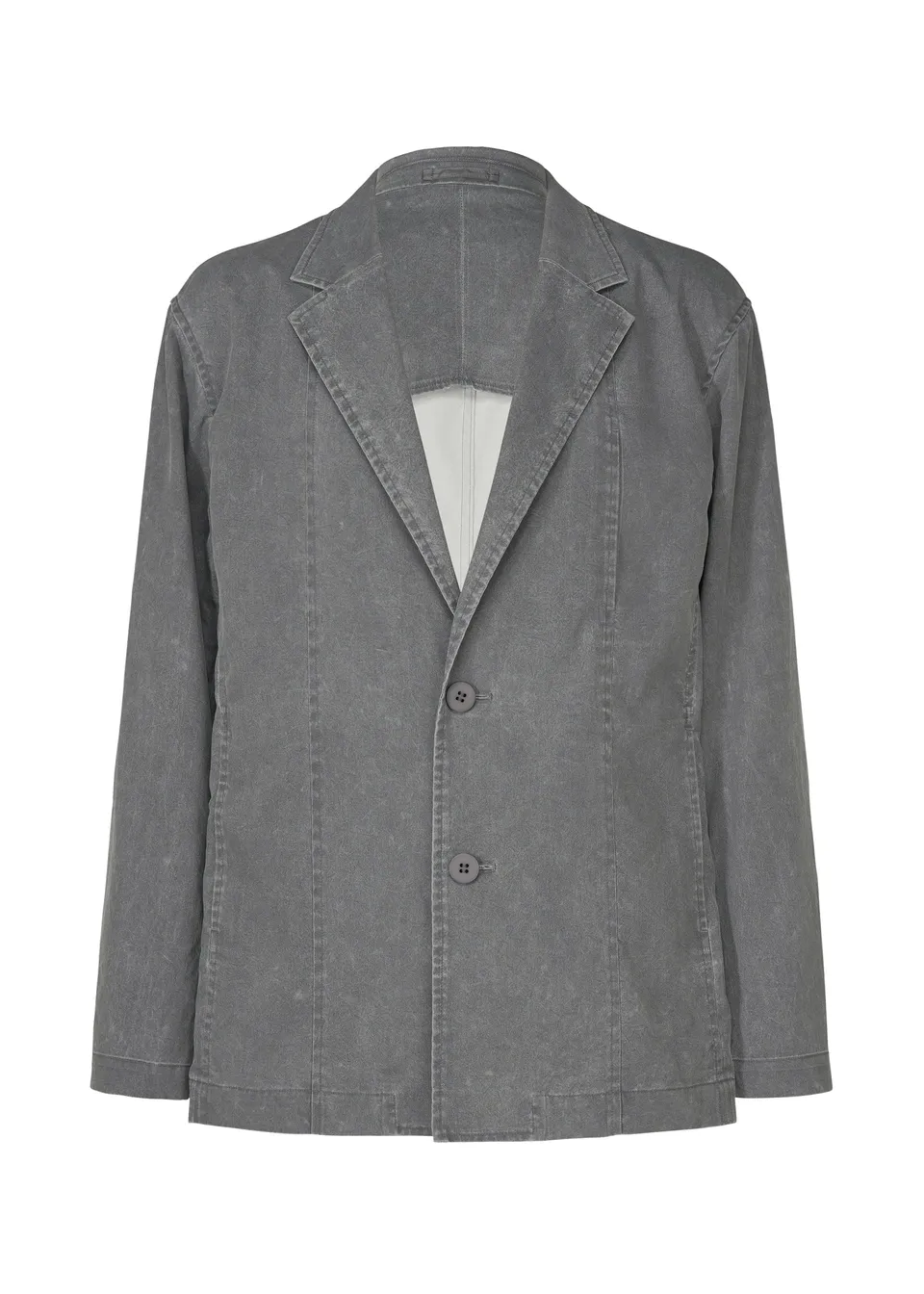 Issey Miyake Air Wash bunda šedá lehká