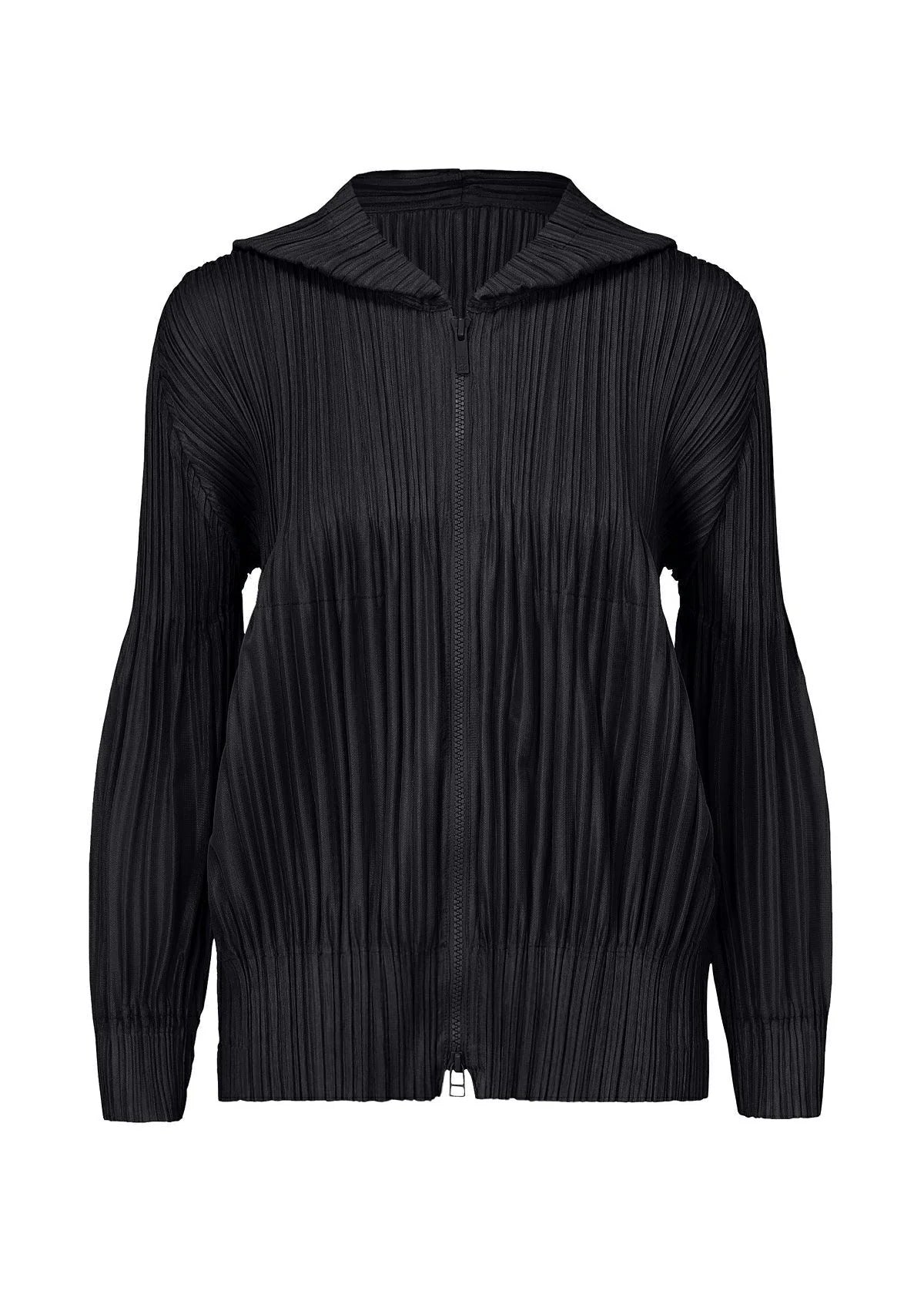 Issey Miyake Fluffy Basics blouson bunda světle šedá vel. 3