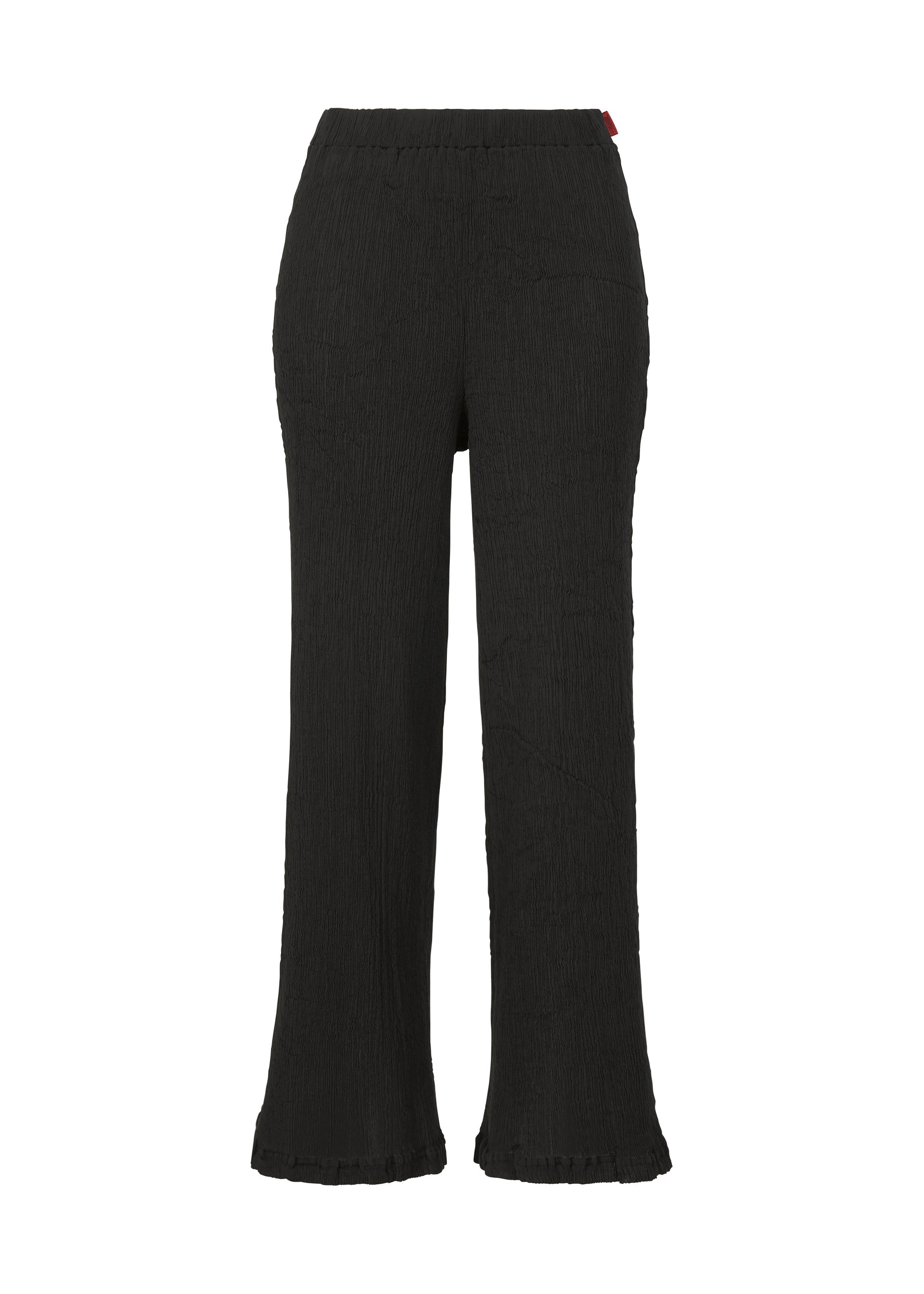 Issey Miyake Kyo Chijimi Basic kalhoty bílé široké