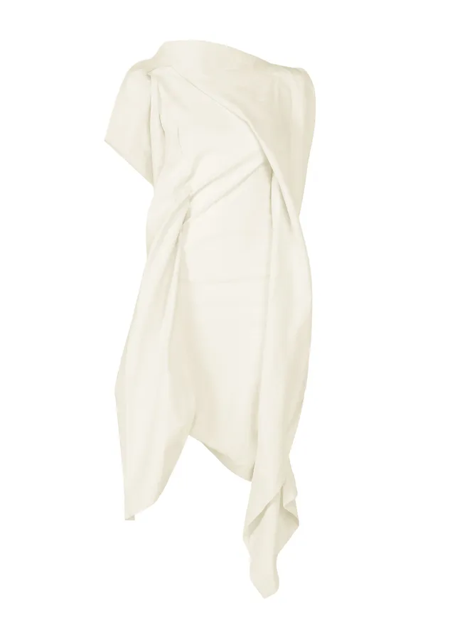 Issey Miyake Concealed šaty bílé vel. 2