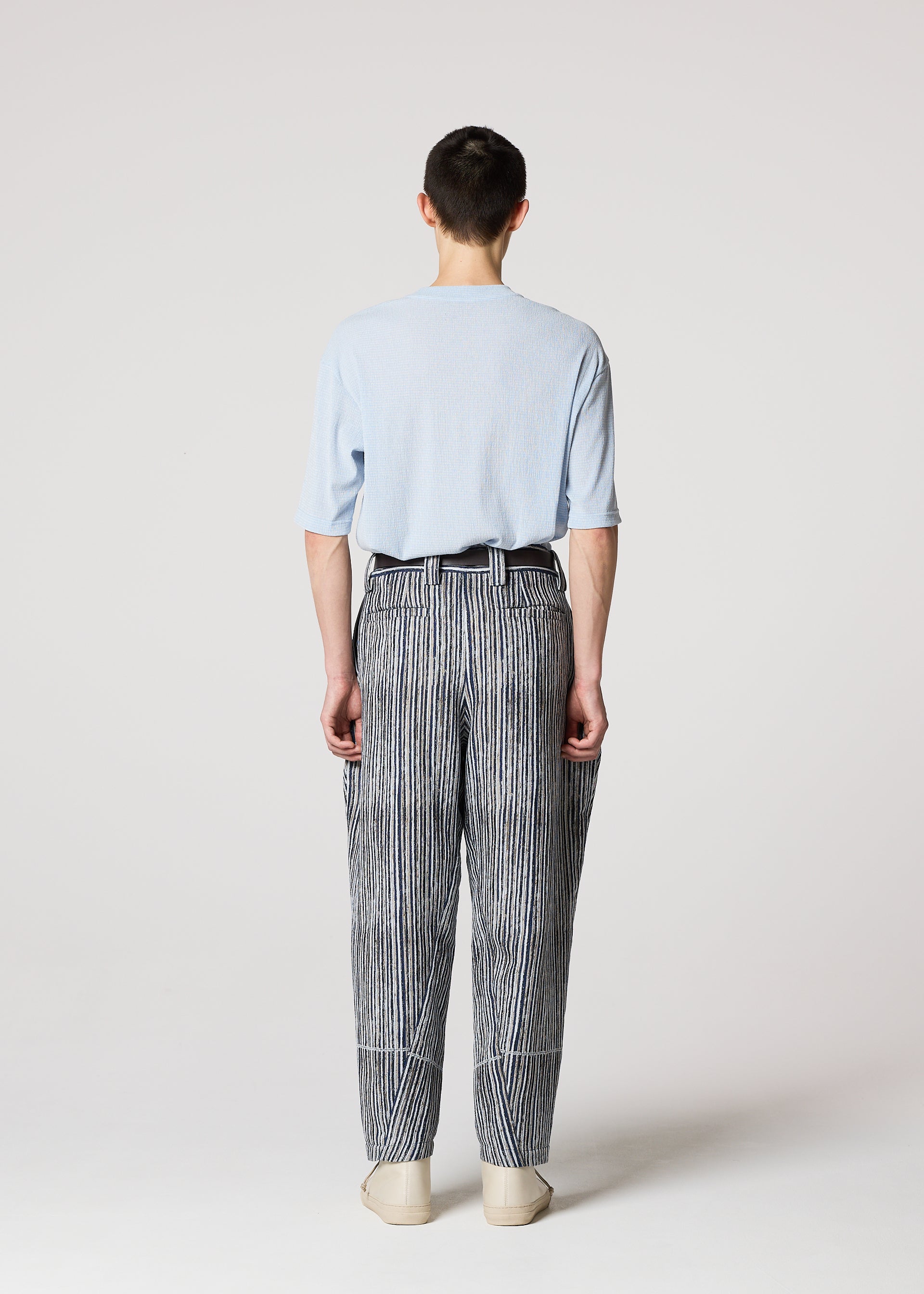 Issey Miyake Curviness kalhoty Light Blue vel. 2