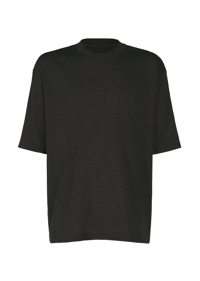 Issey Miyake Shrink Stretch T tričko tmavě hnědé vel. 2