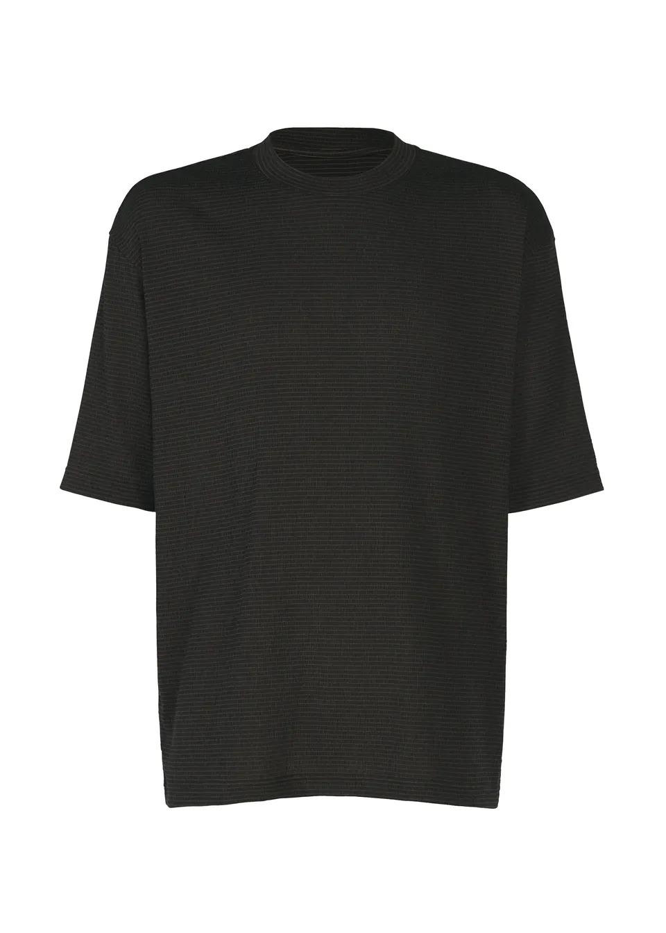 Issey Miyake Shrink Stretch T tričko tmavě hnědé vel. 2