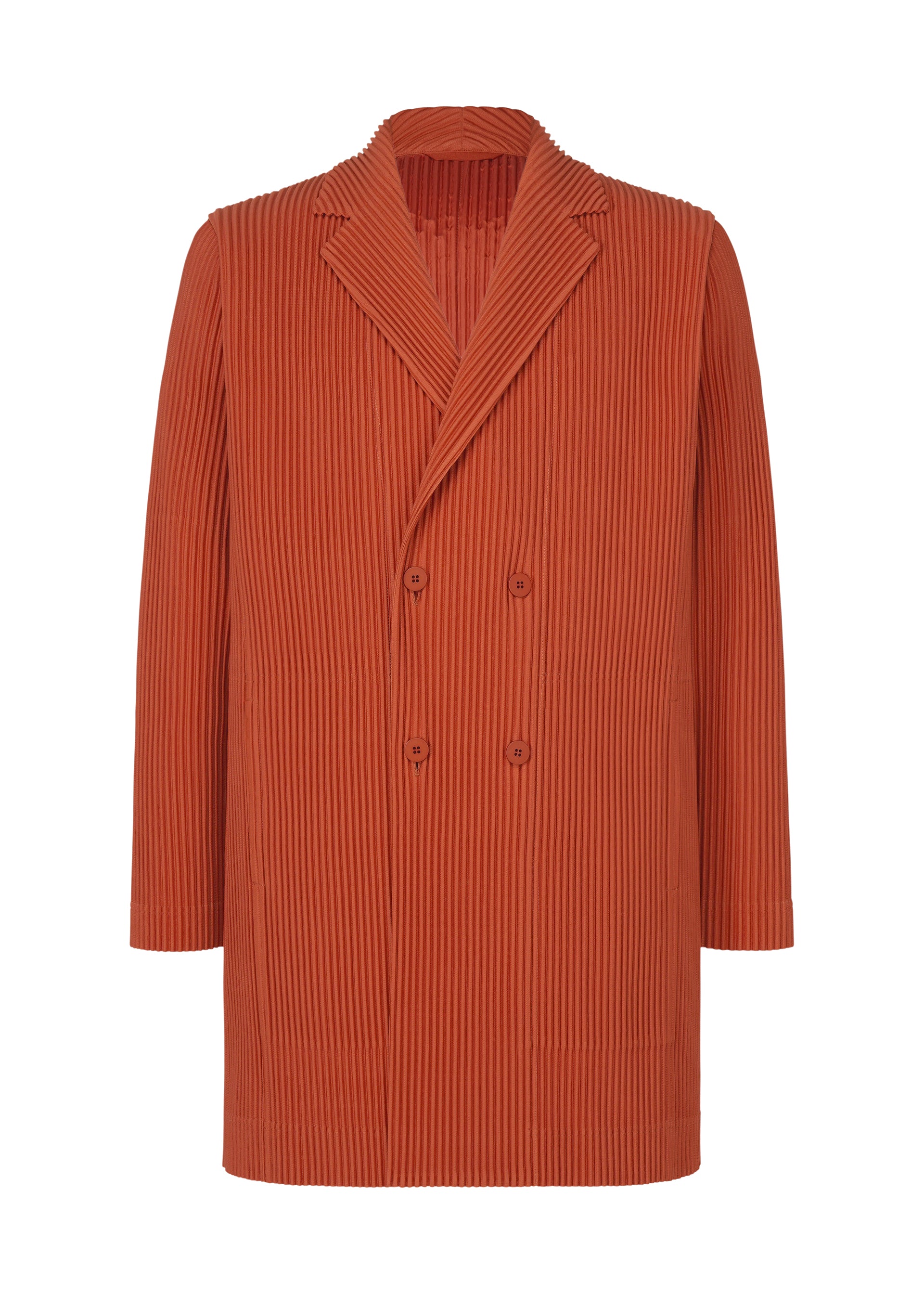 Issey Miyake Tailored Pleats 3 dvouřadé sako černé